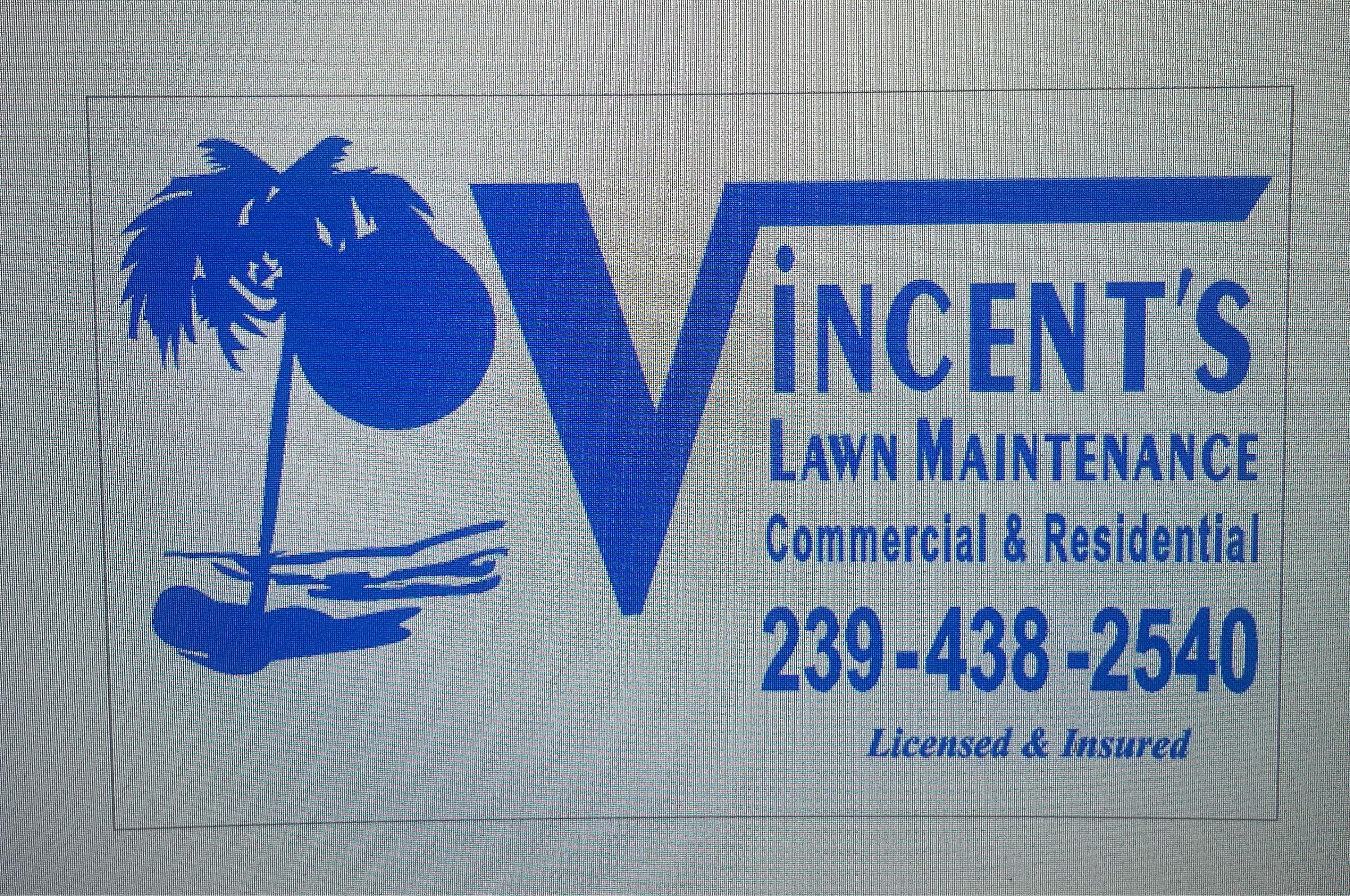 Vincent's Lawn Maintenance Logo