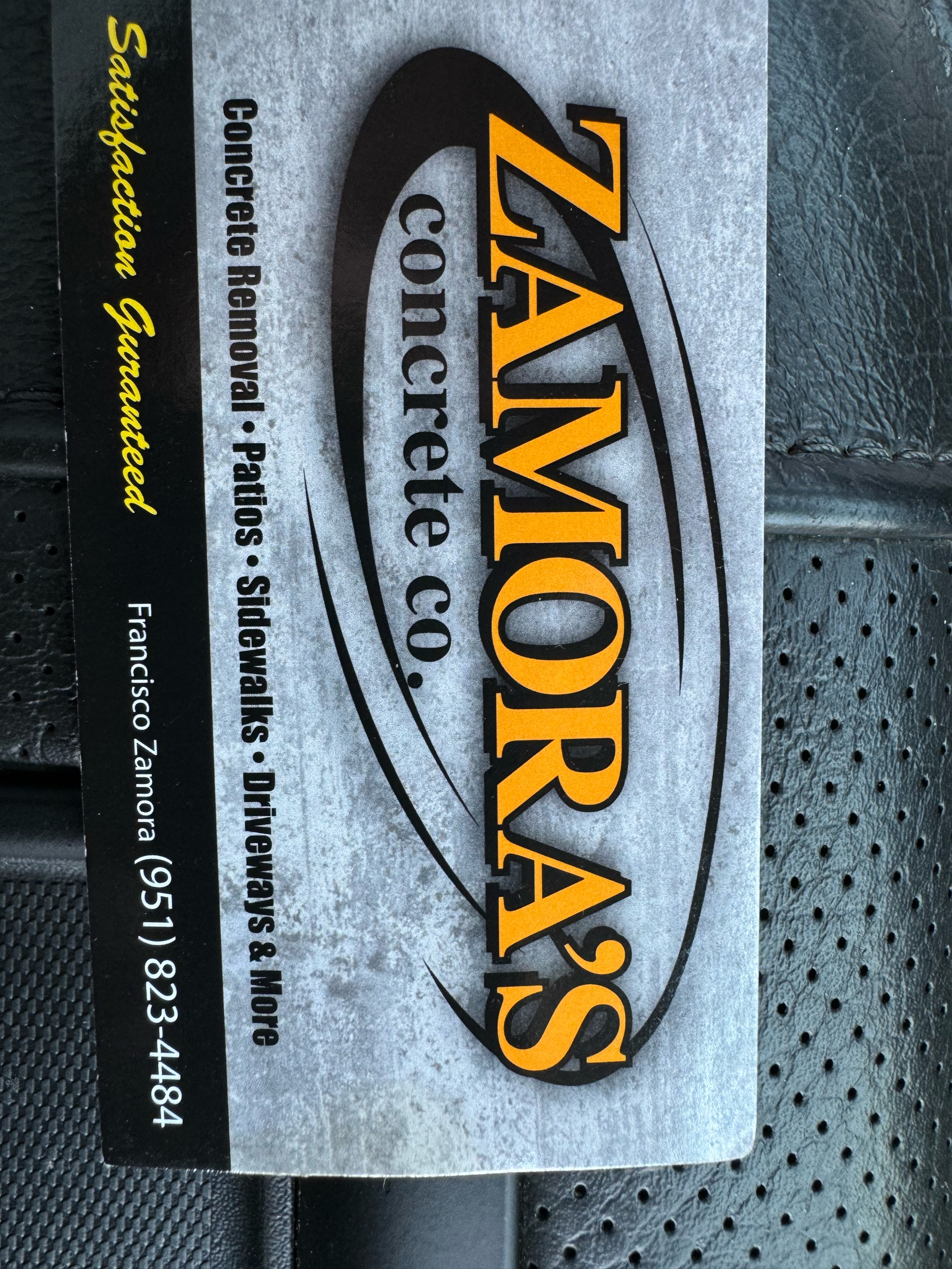 Zamoras Concrete Logo