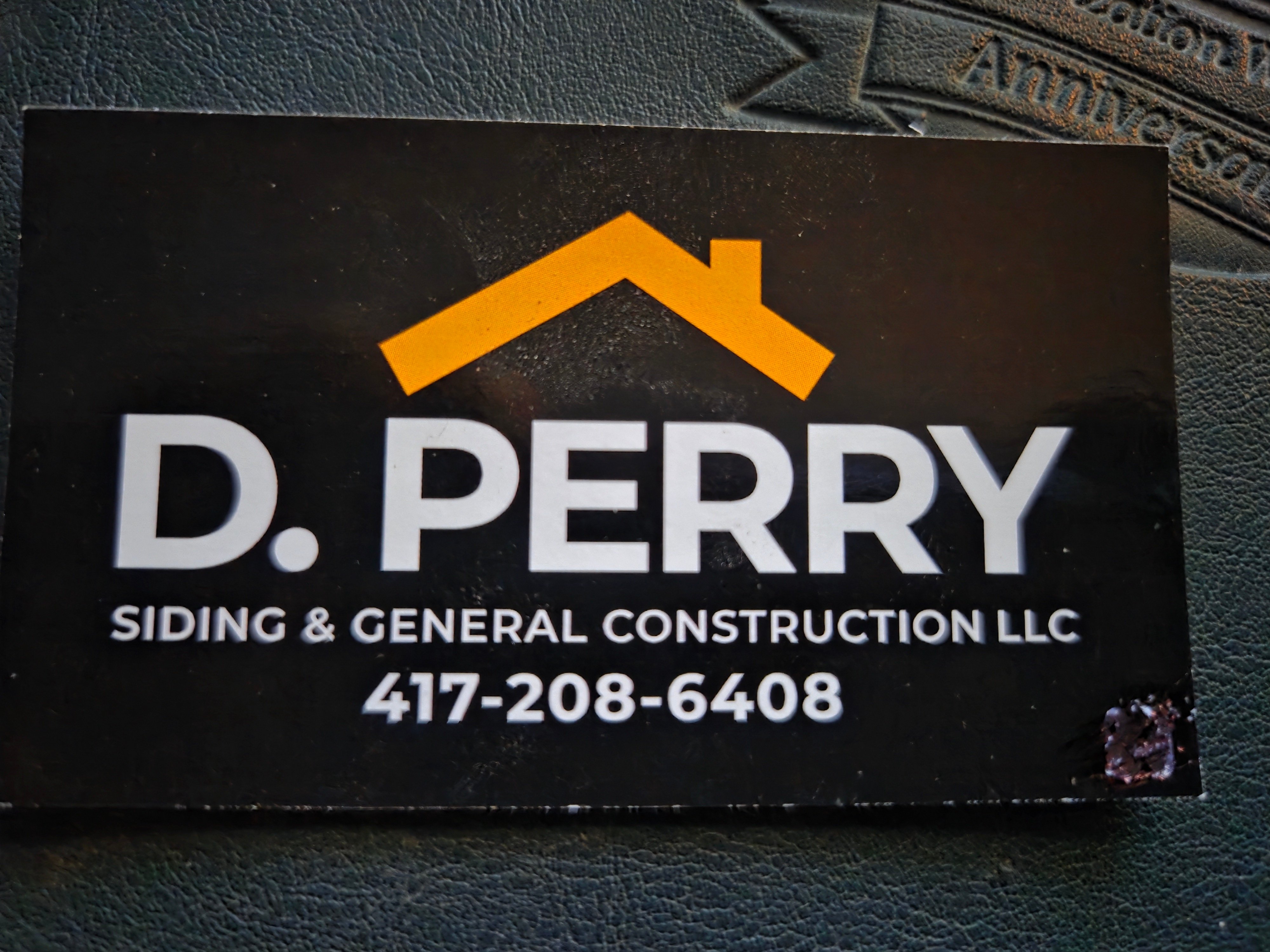 D. Perry Siding and General Construction Logo