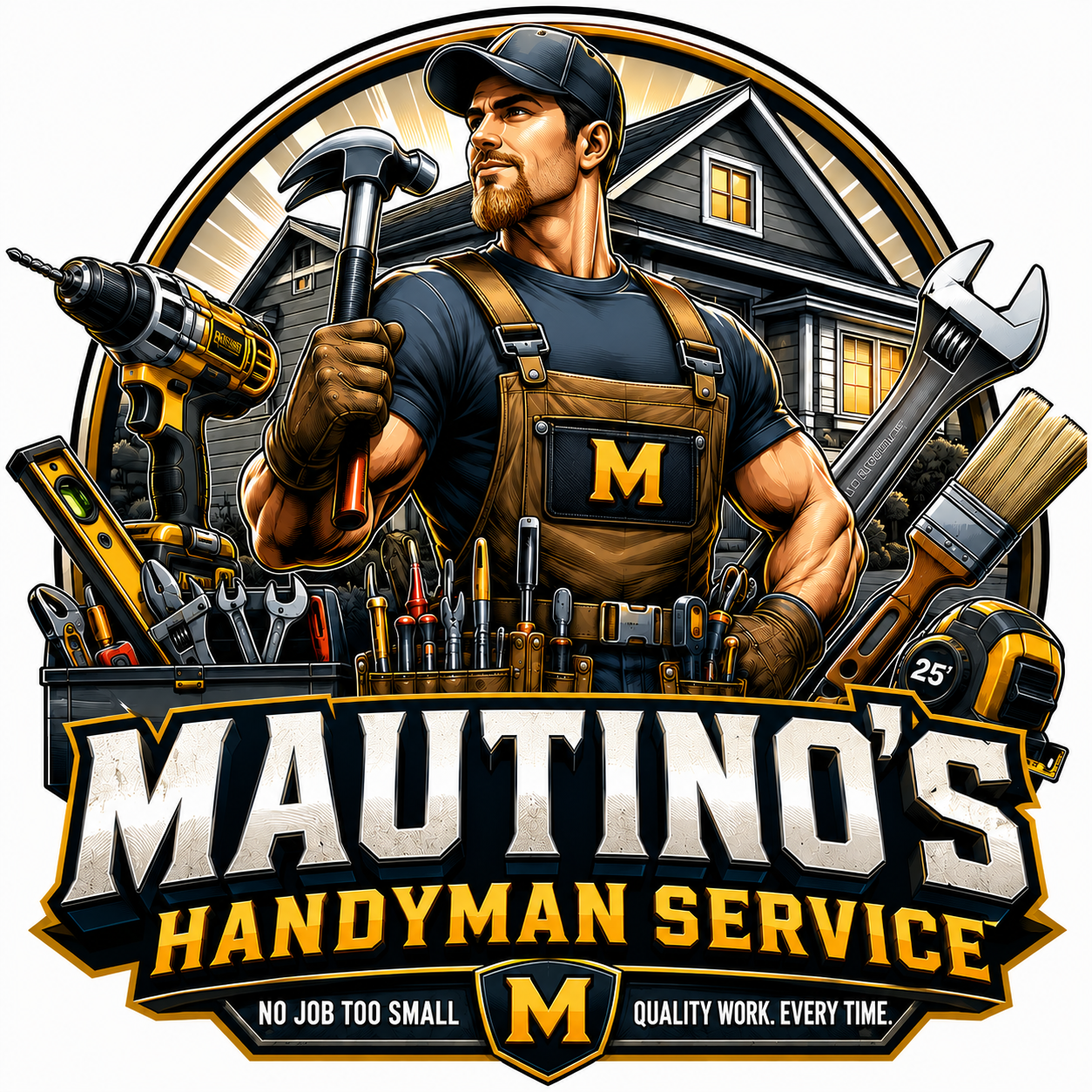 Mautino's Handyman Service Logo