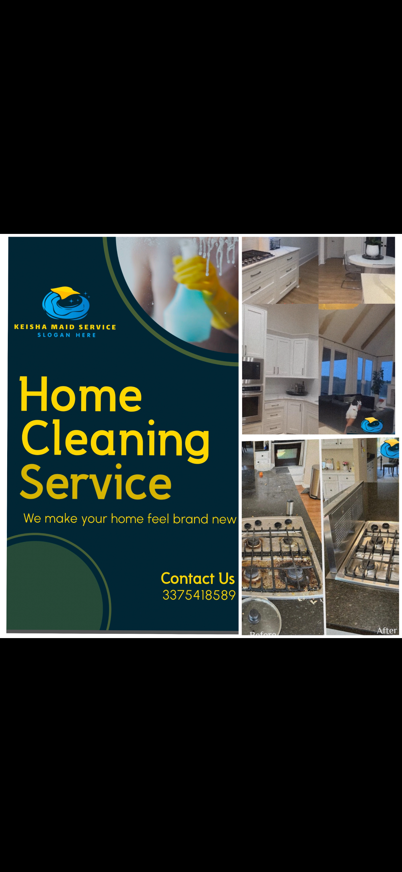 Keisha Maid Service Logo