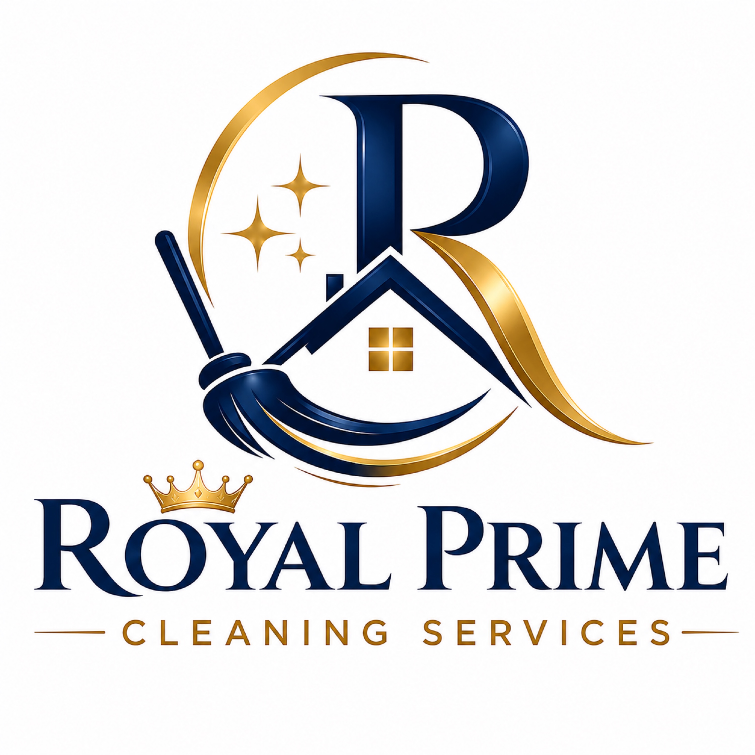 Royal Prime Cleaning Service Logo