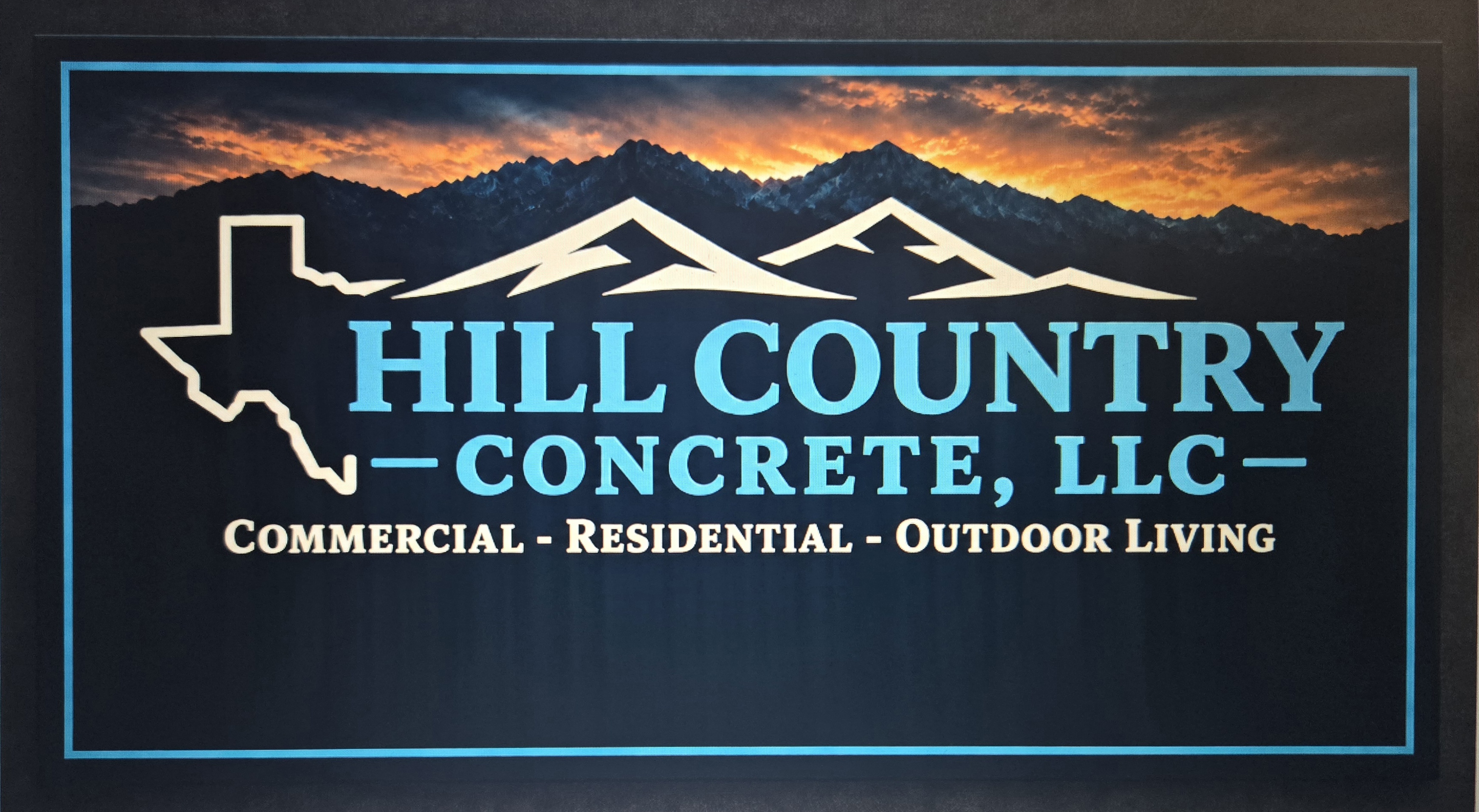 Hill Country Concrete Logo