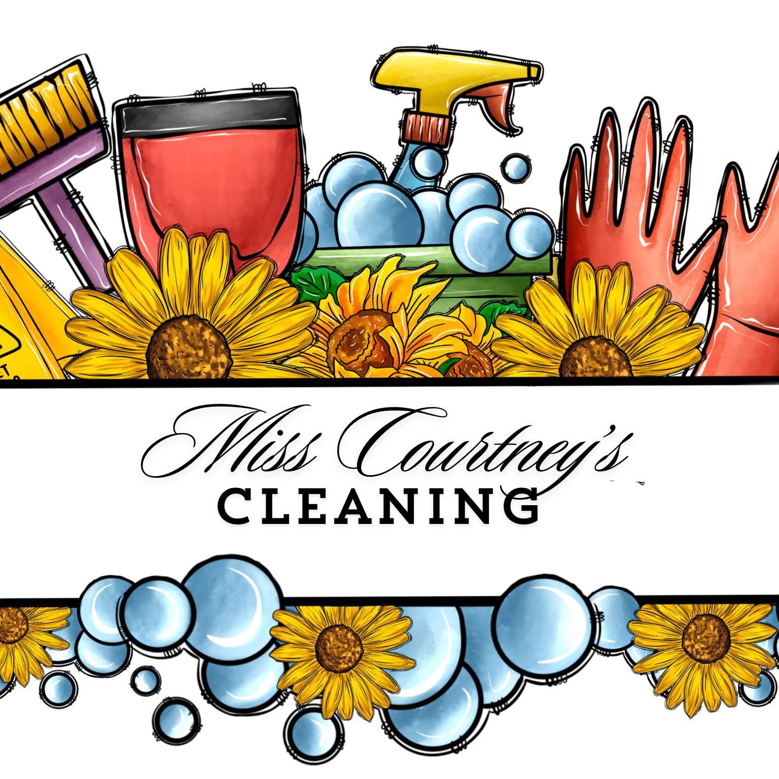 Miss Courtneys Cleaning Logo