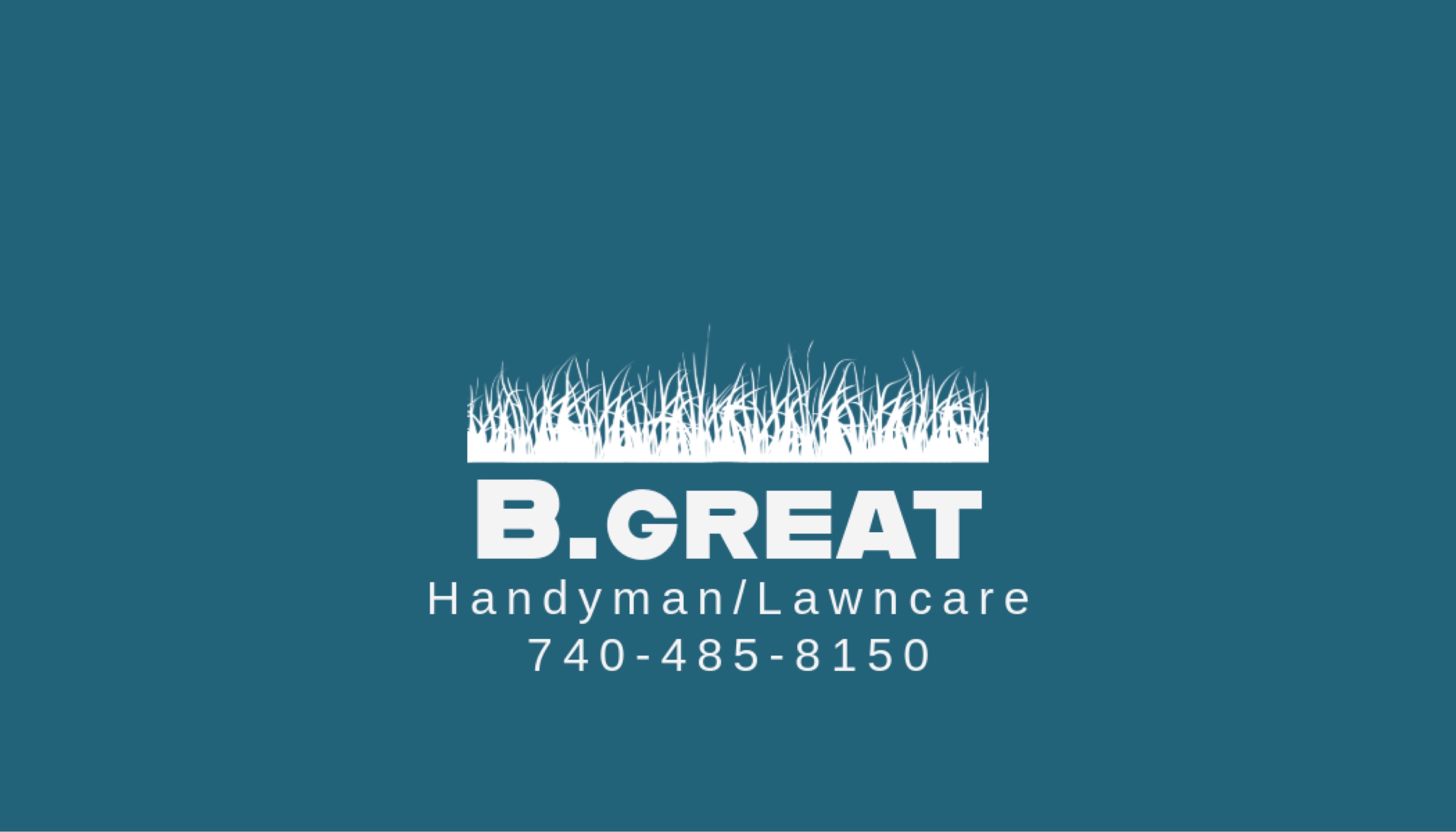 B.Great Handyman & Lawn Care Logo