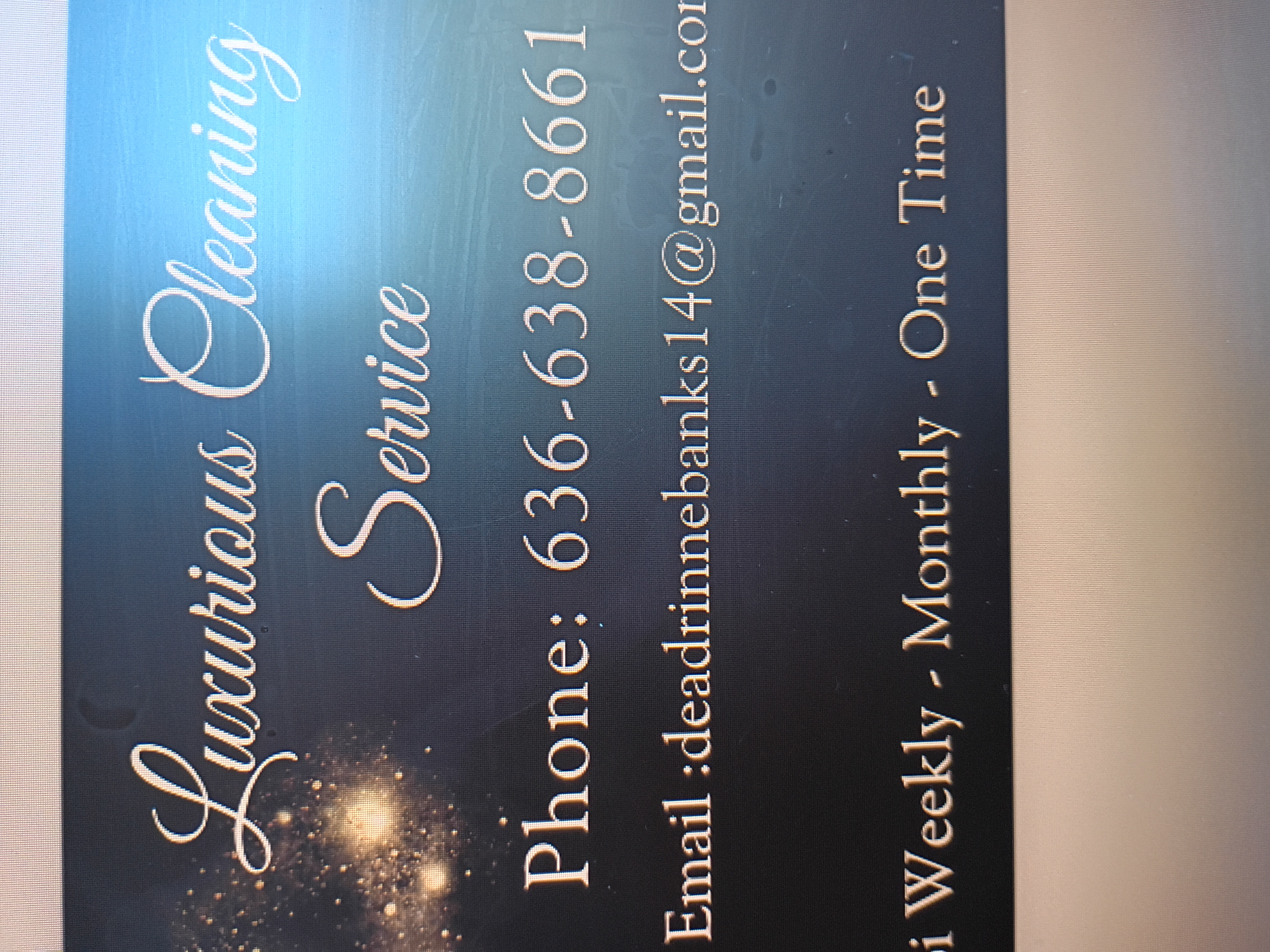 Luxurious Cleaning Services Logo