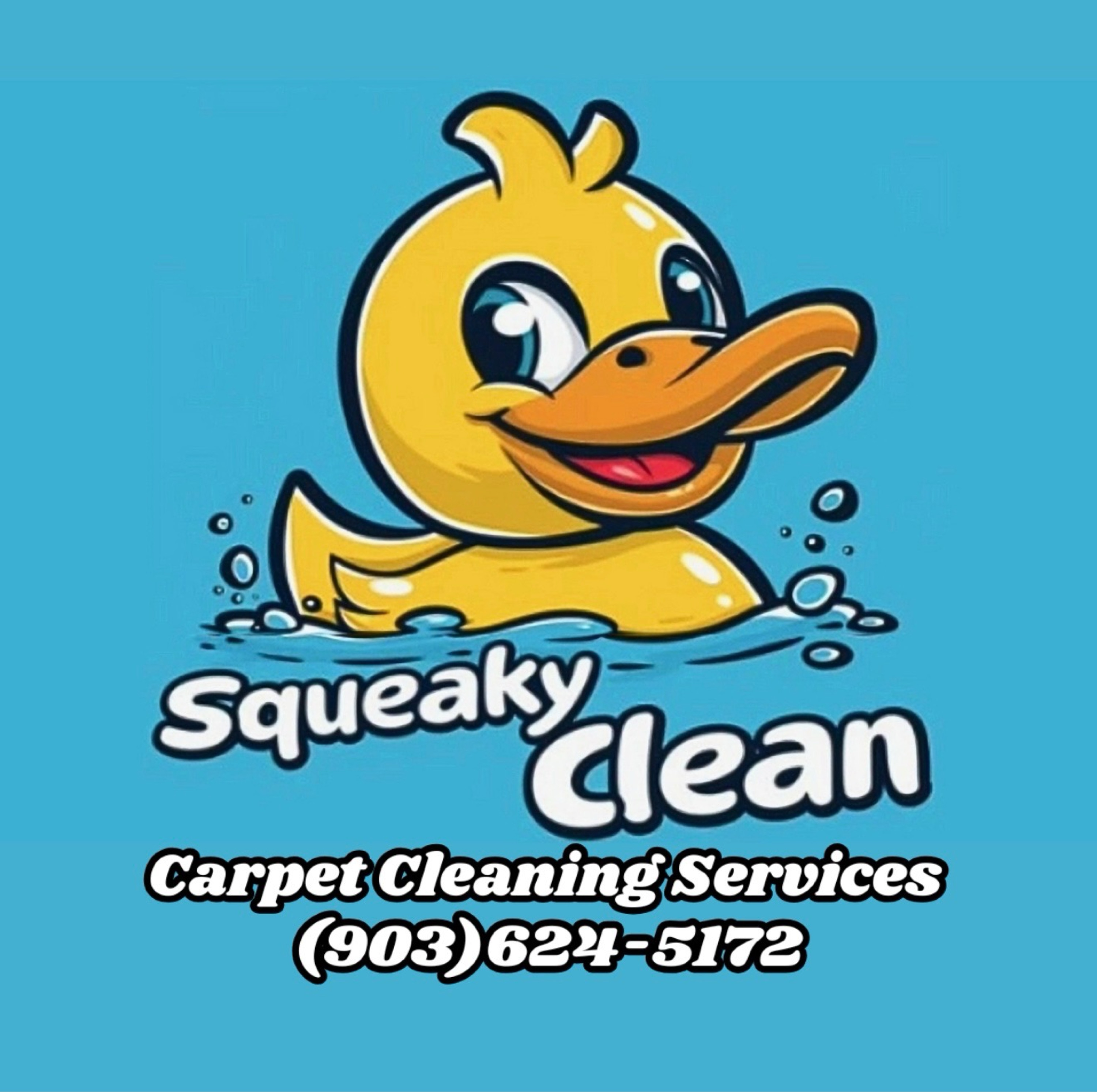 Squeaky Clean Carpet Cleaning Services Logo