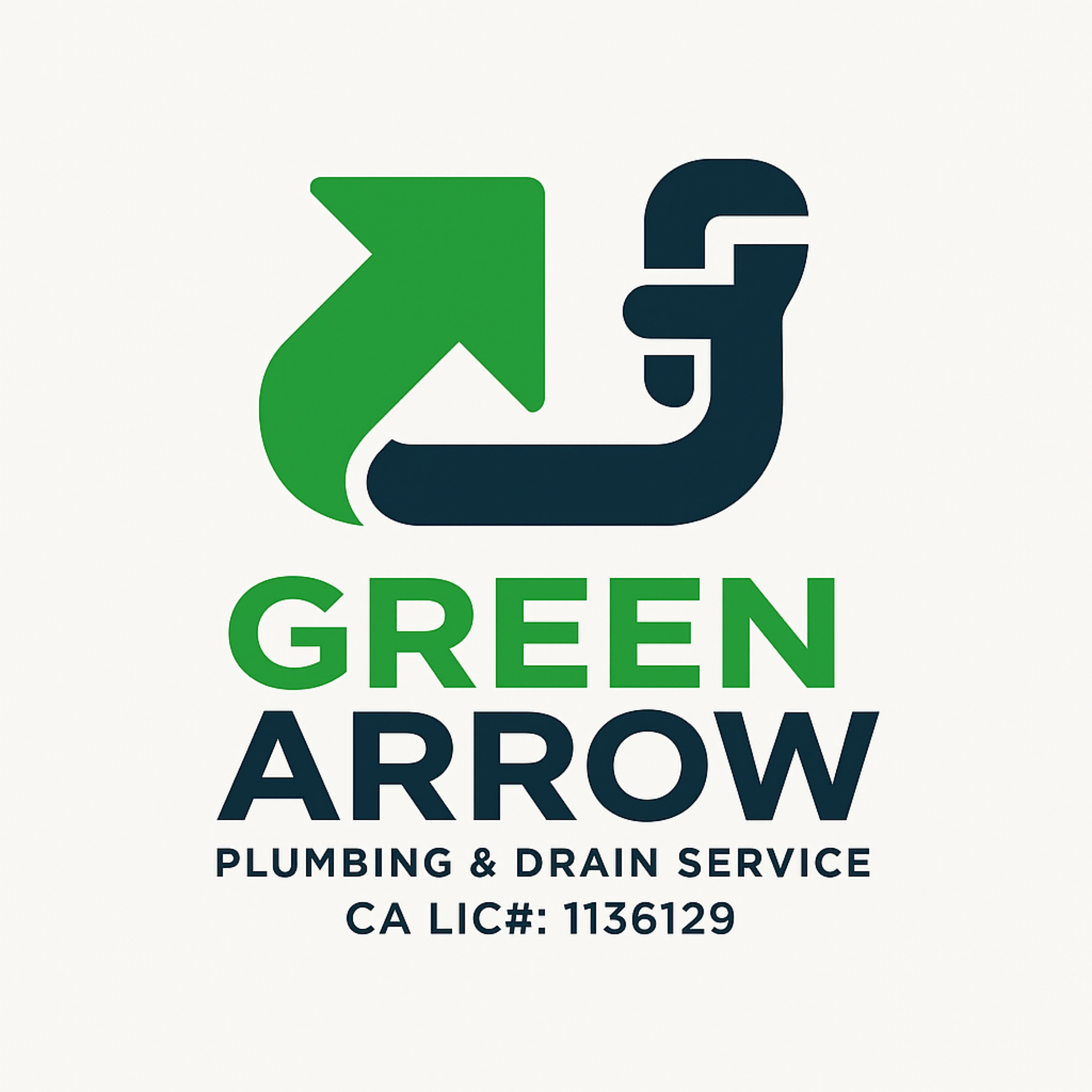 Green Arrow Plumbing Logo