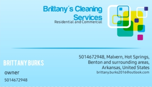 Brittany's Cleaning Service Logo