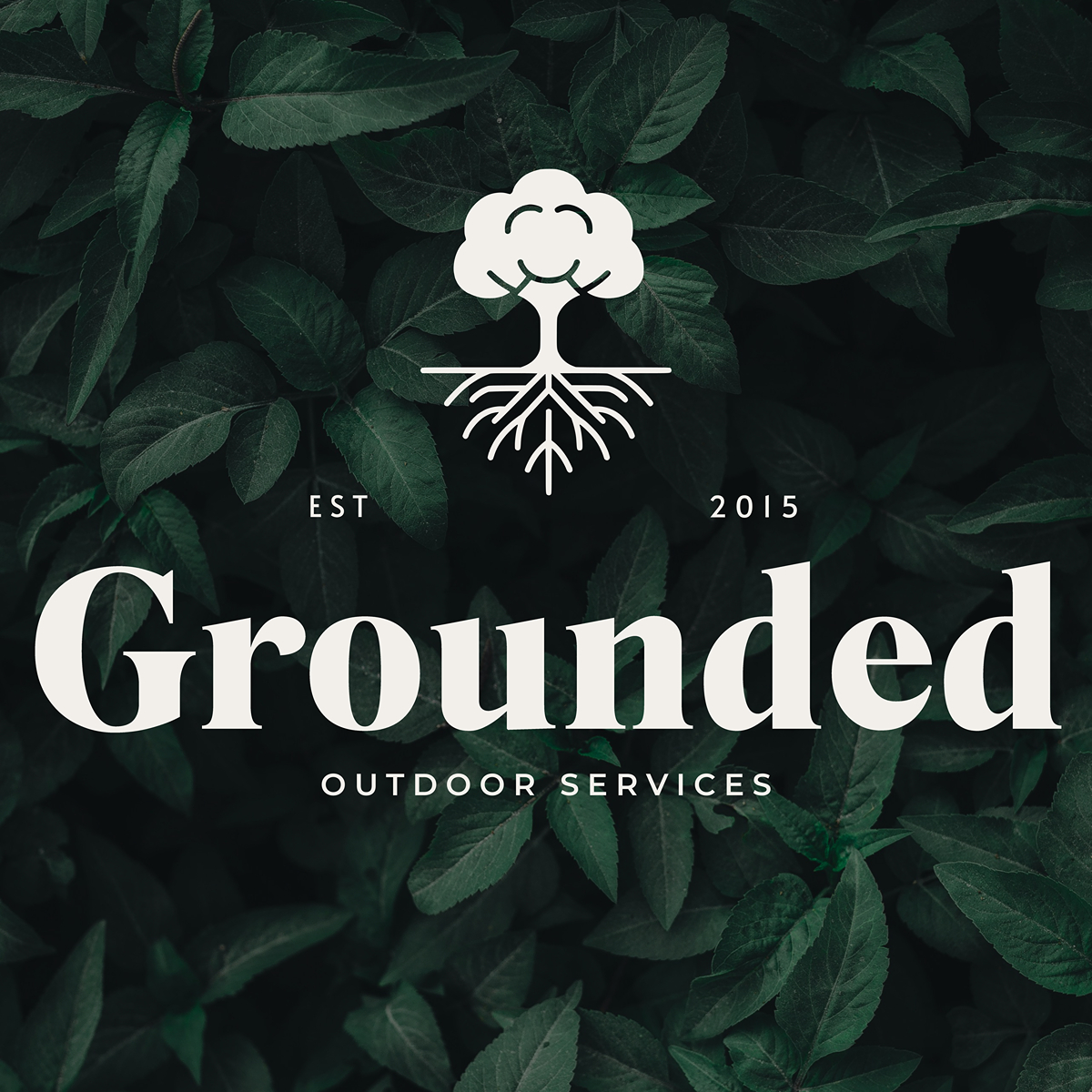 Grounded outdoor services Logo