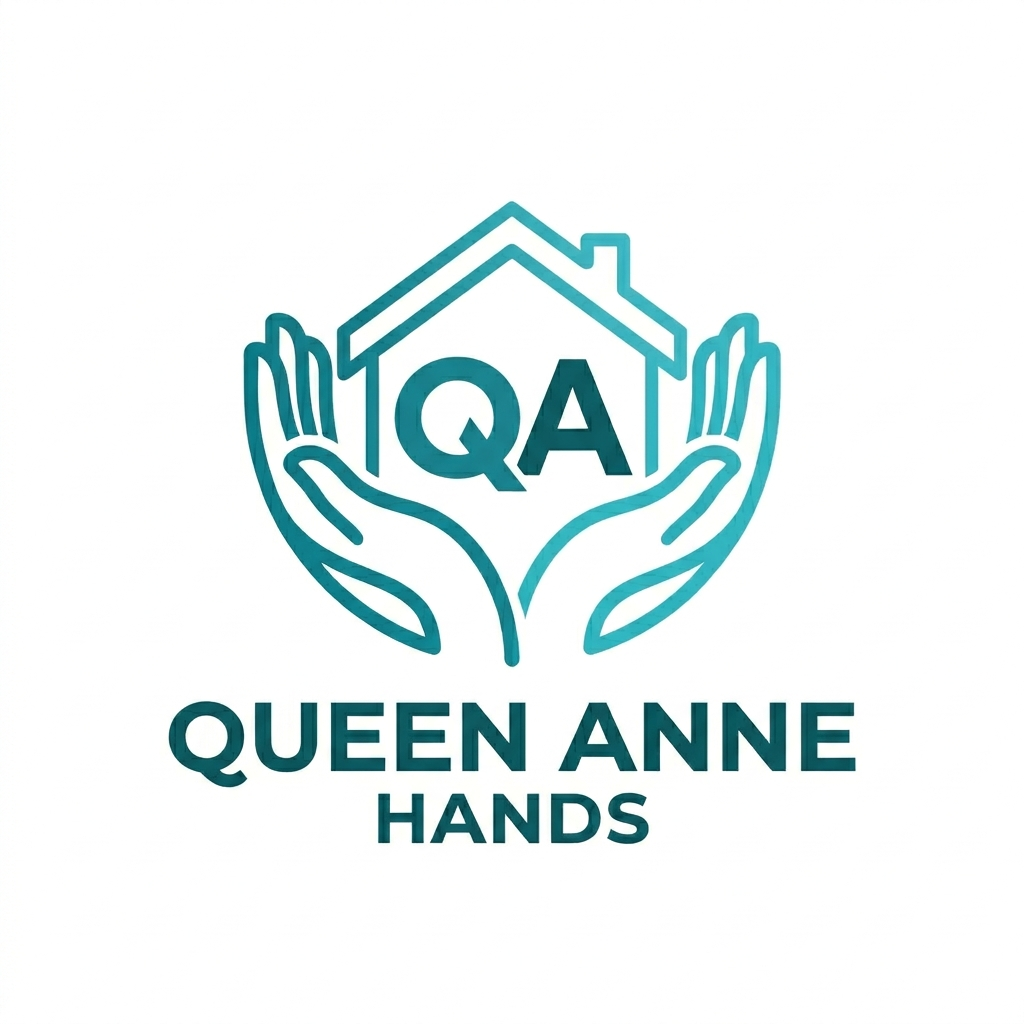 Queen Anne Hands Logo