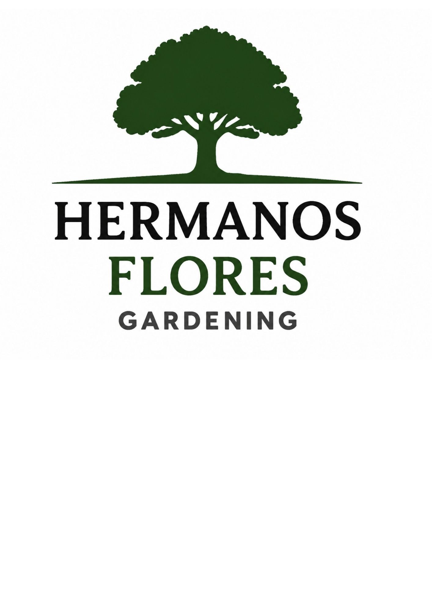 Hermanos Flores Gardening Logo