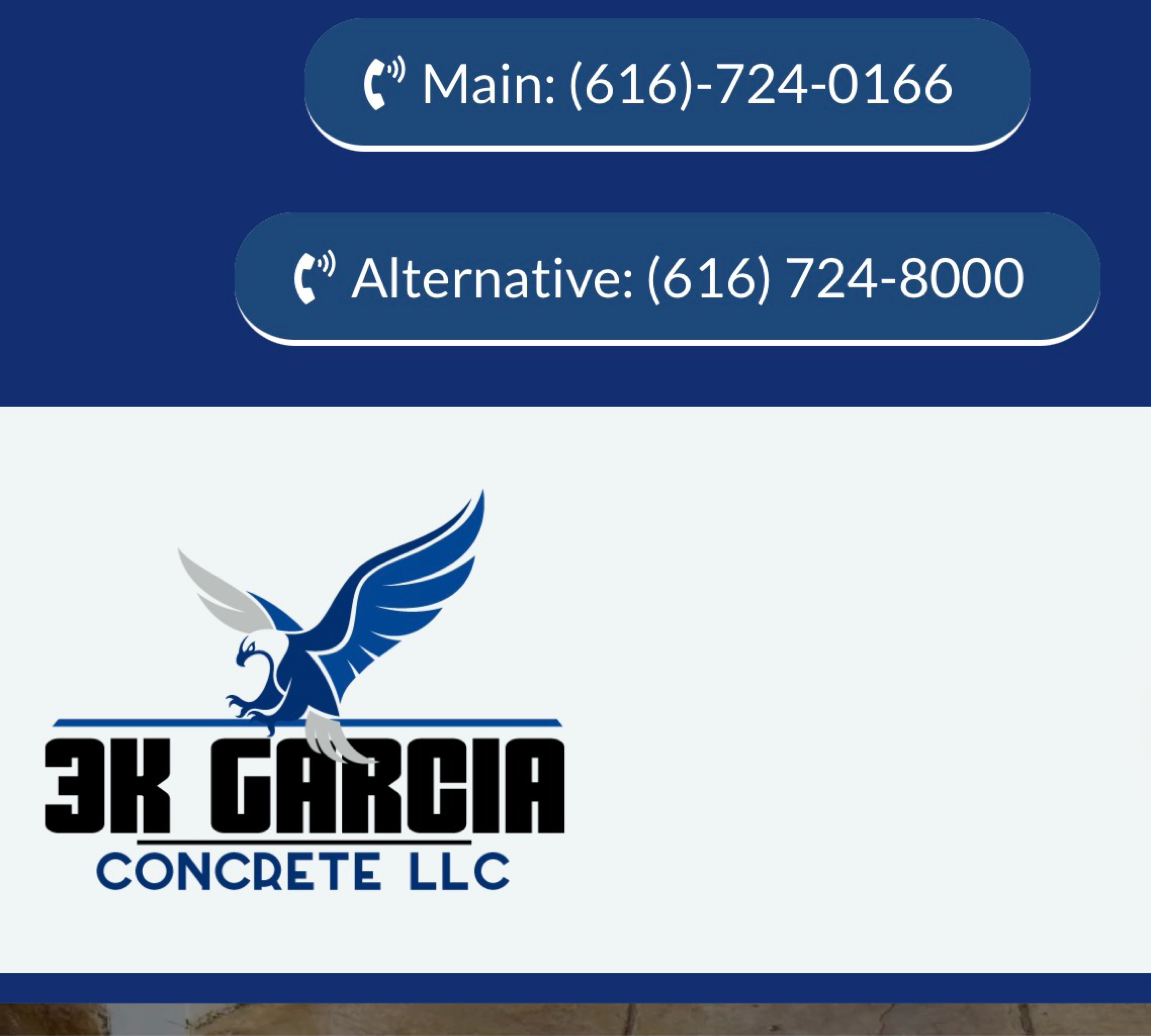 3K Garcia Concrete LLC Logo