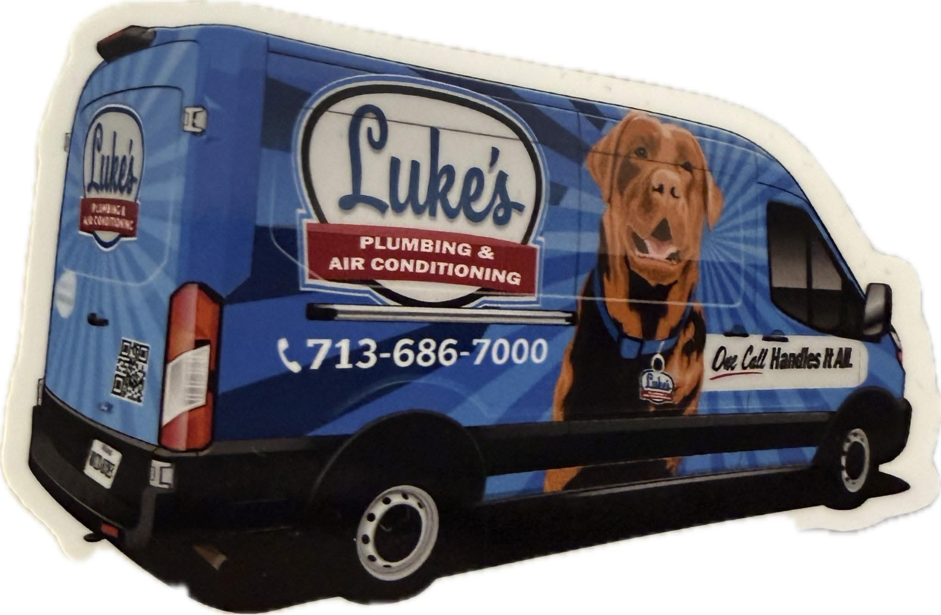 Luke's Plumbing and Air Conditioning Logo