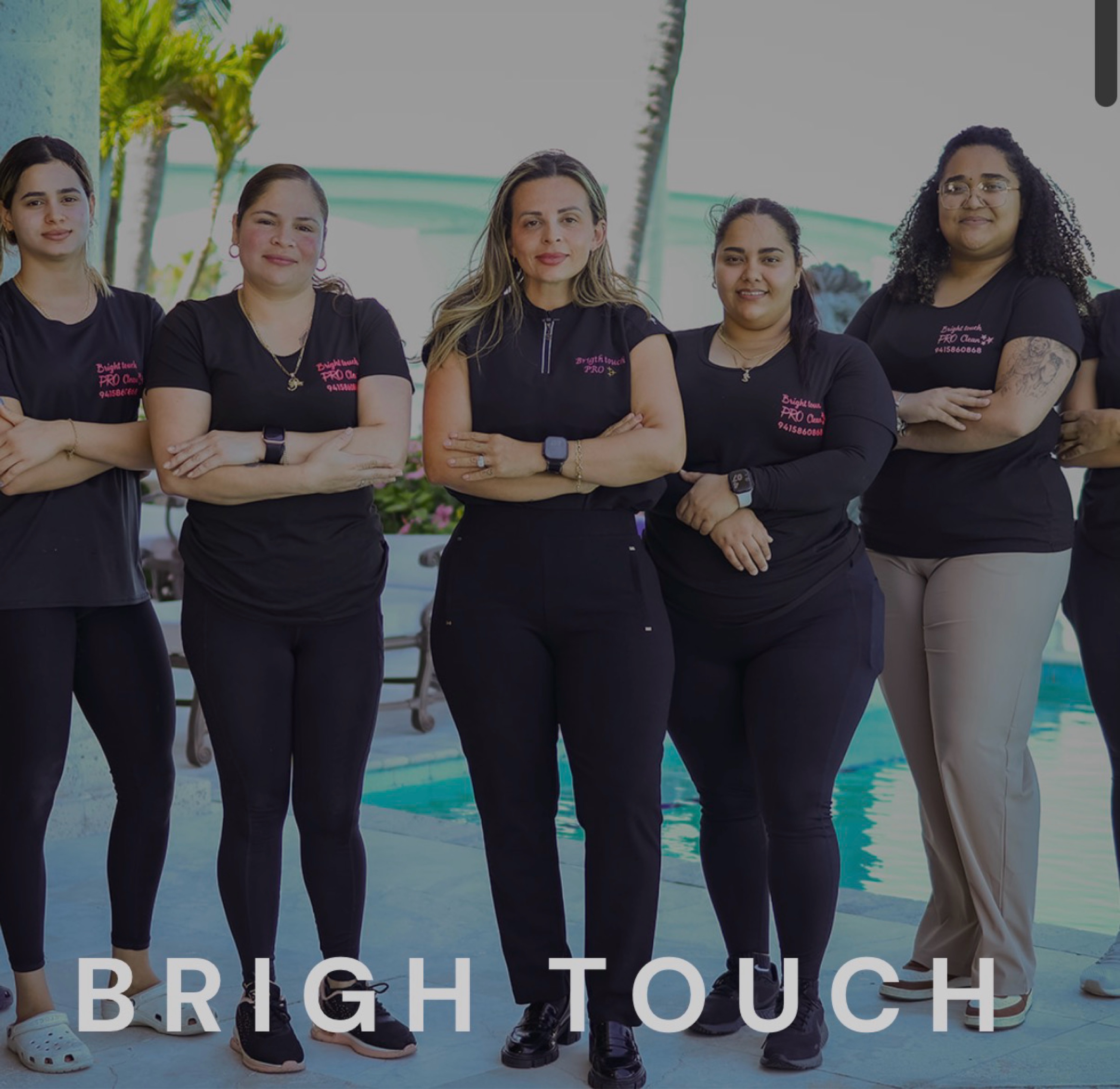 The Bright Touch Professional Cleaning Logo