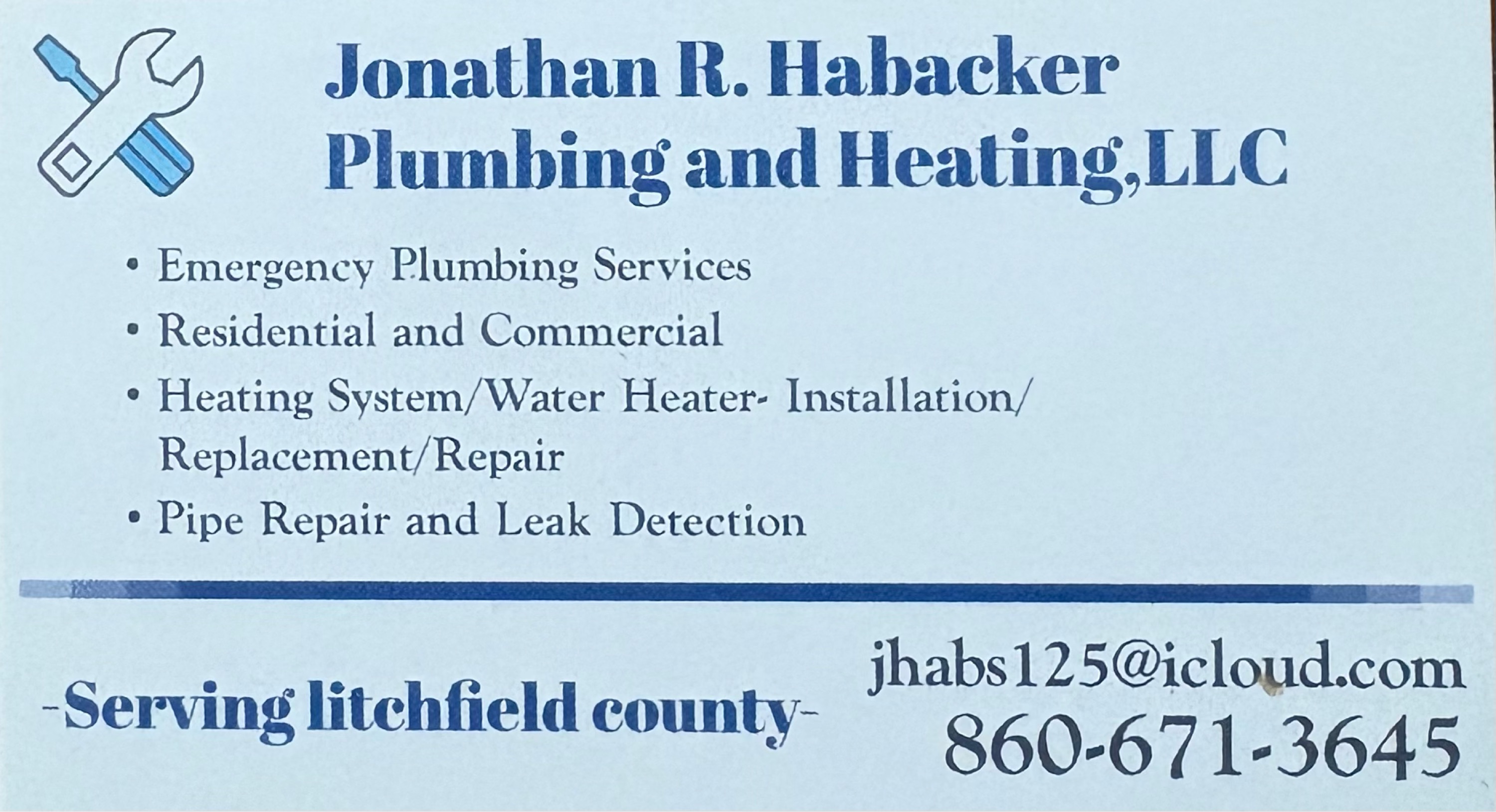Jonathan R. Habacker Plumbing and Heating LLC Logo