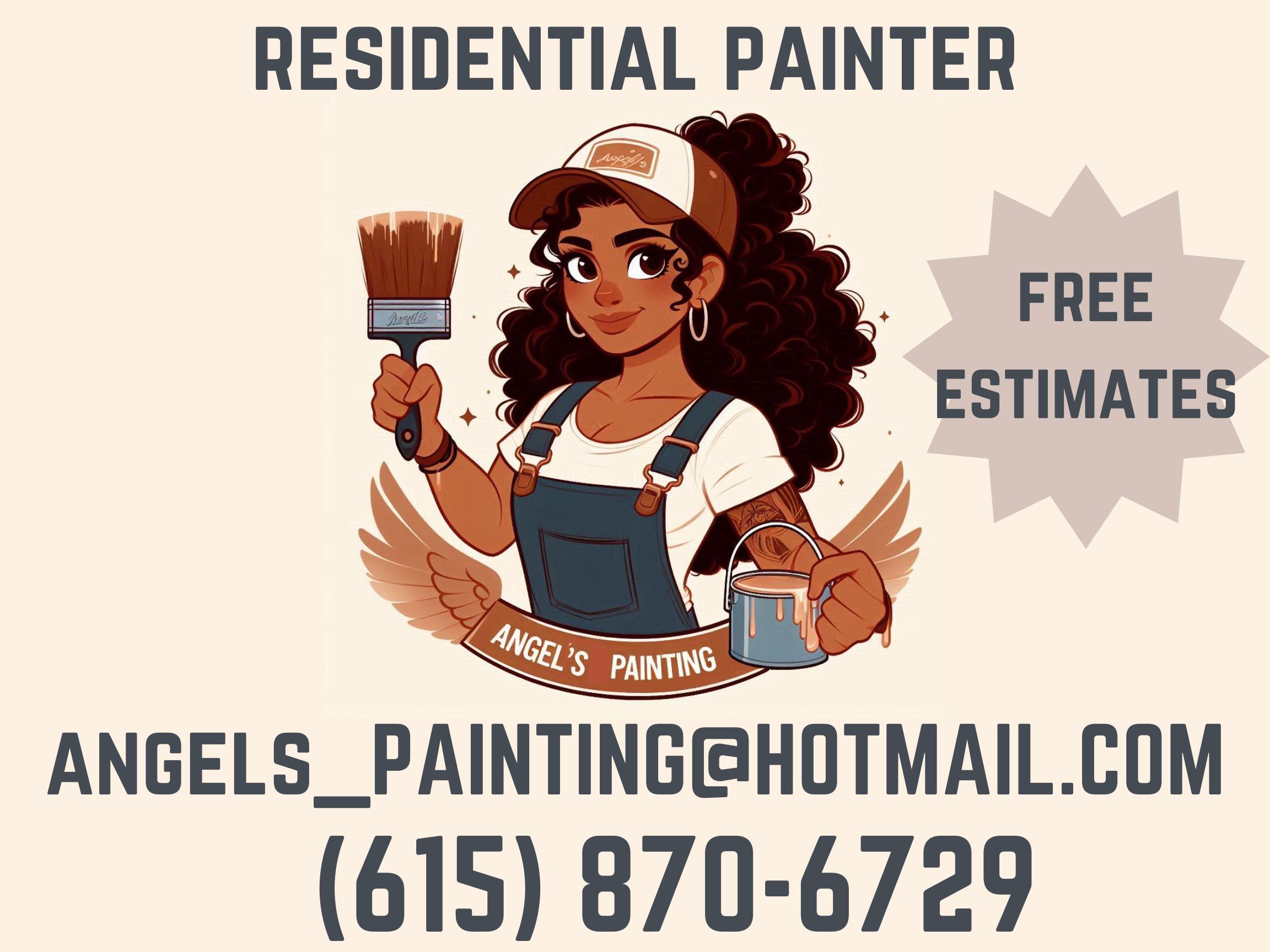 Angel Painting Logo