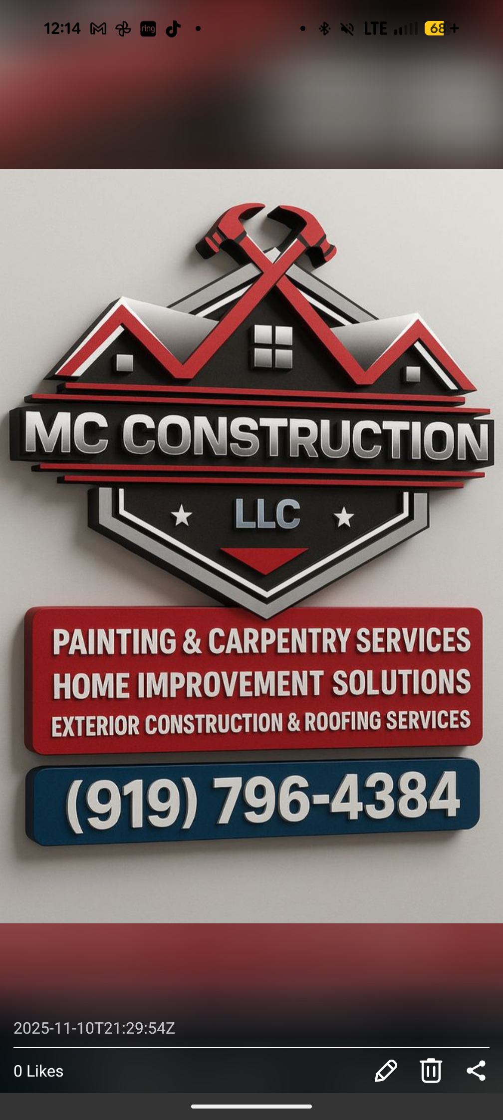 MC Construction LLC Logo