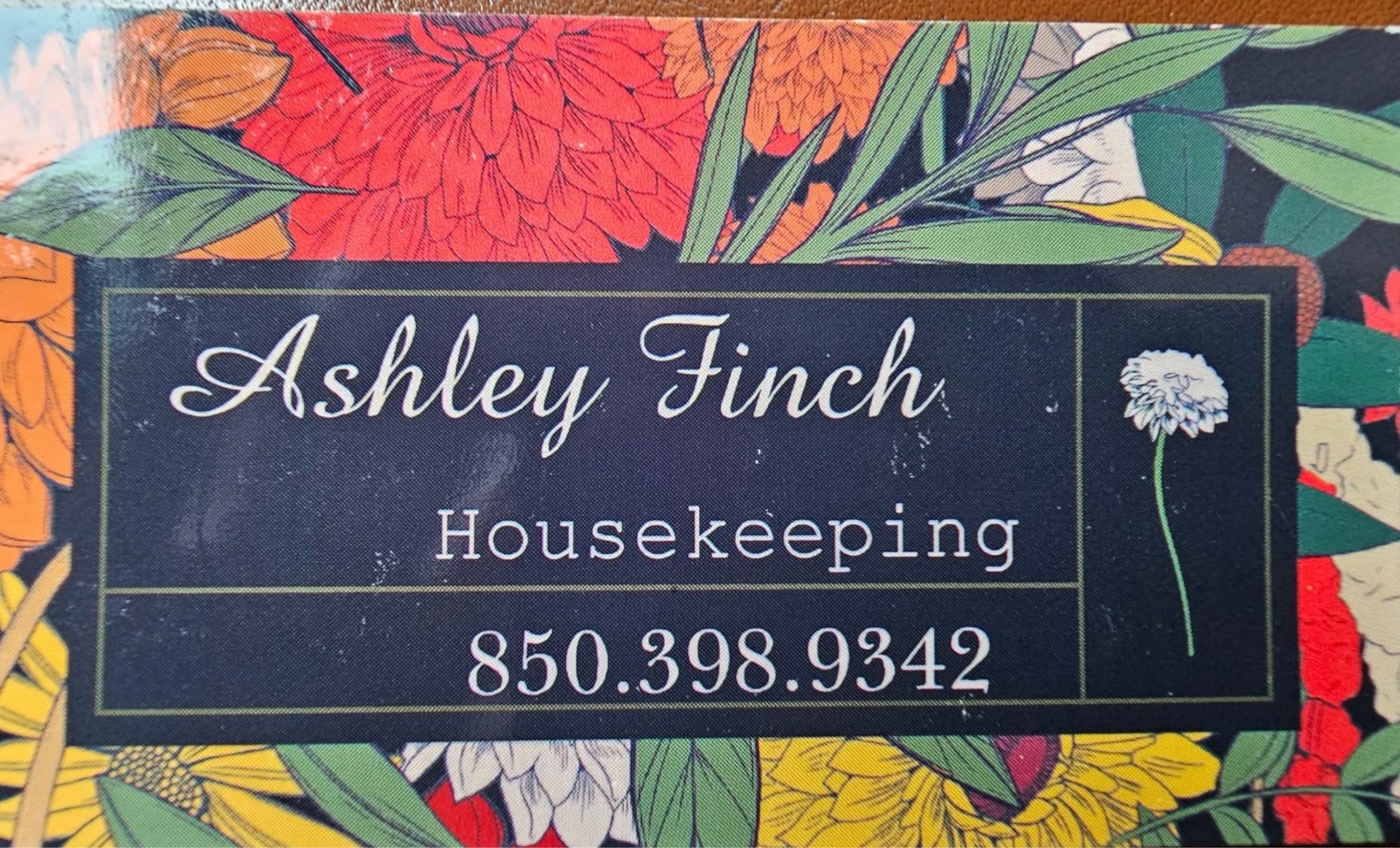 Ashley Finch's House Keeping Logo