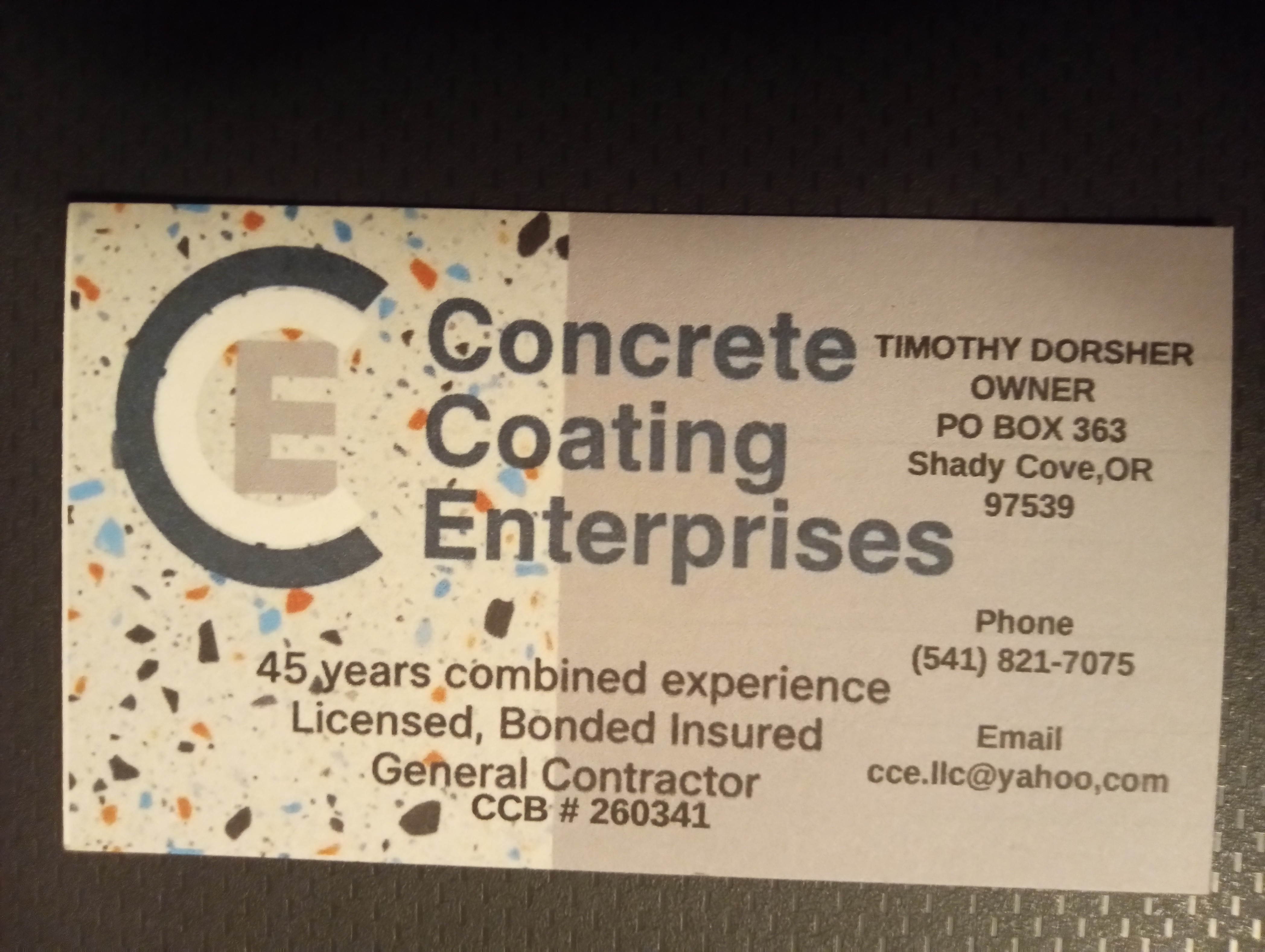 Concrete Coating Enterprises Logo