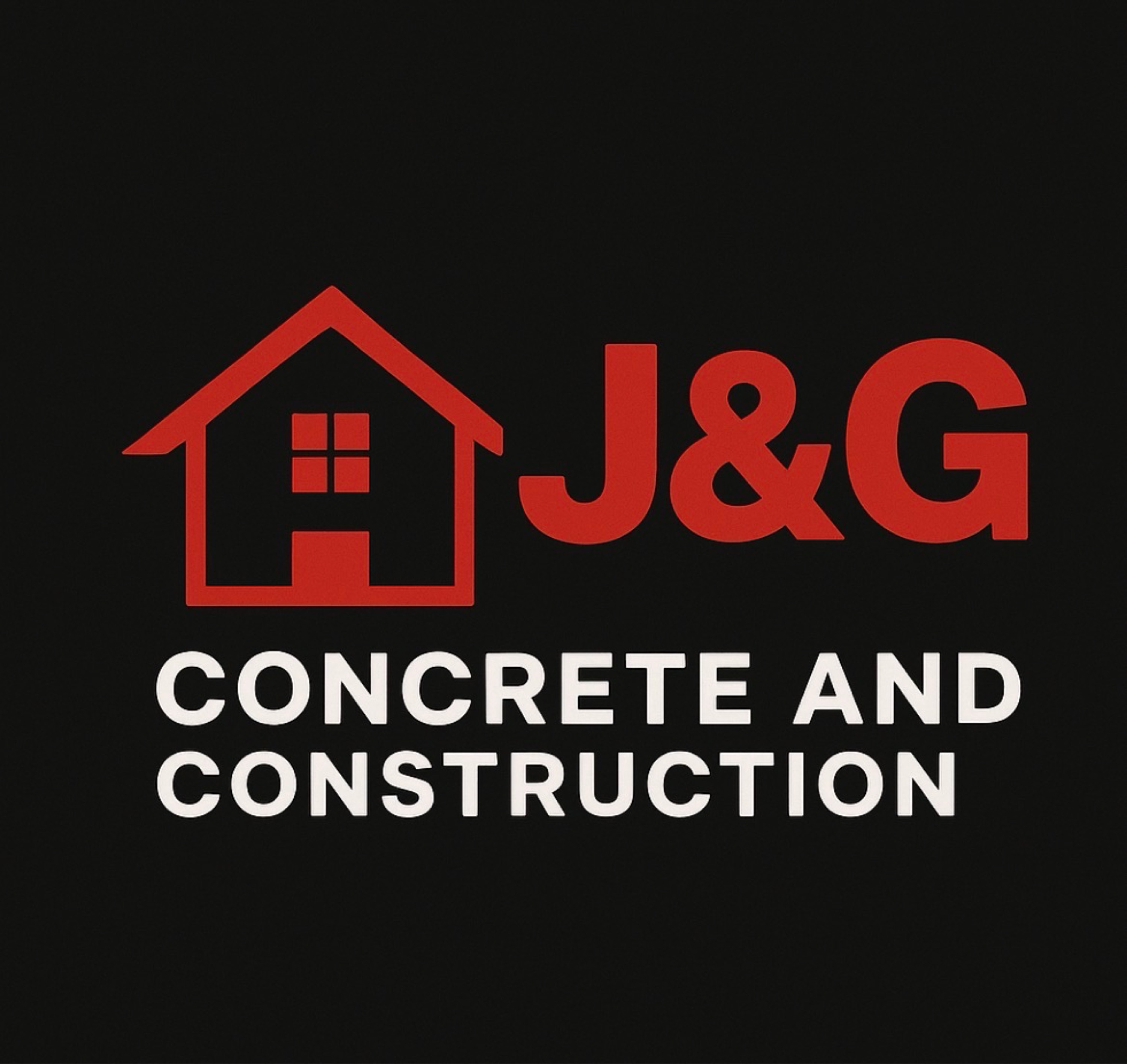 J&G concrete & construction Logo