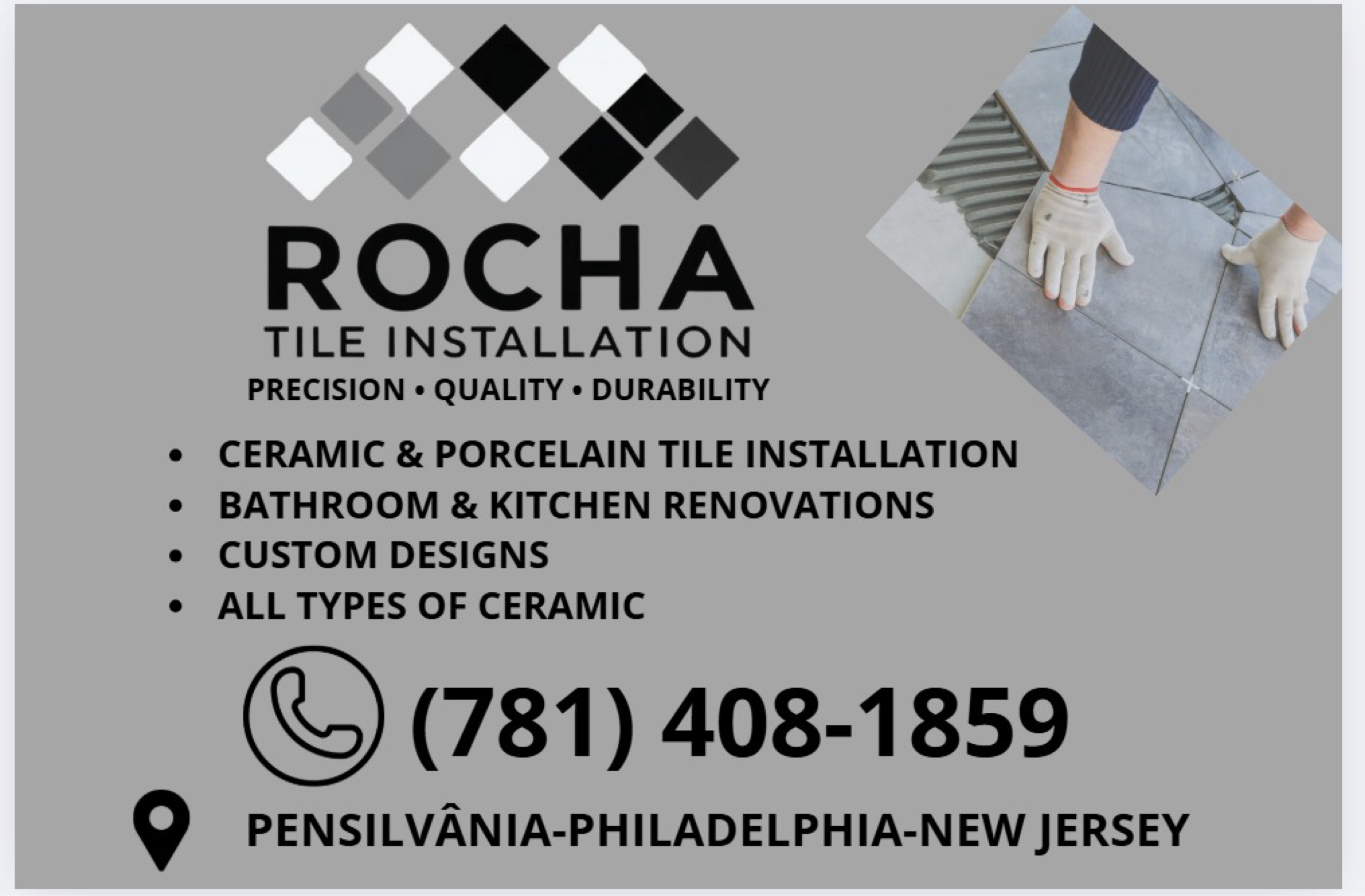 Rocha Tile Installation Logo