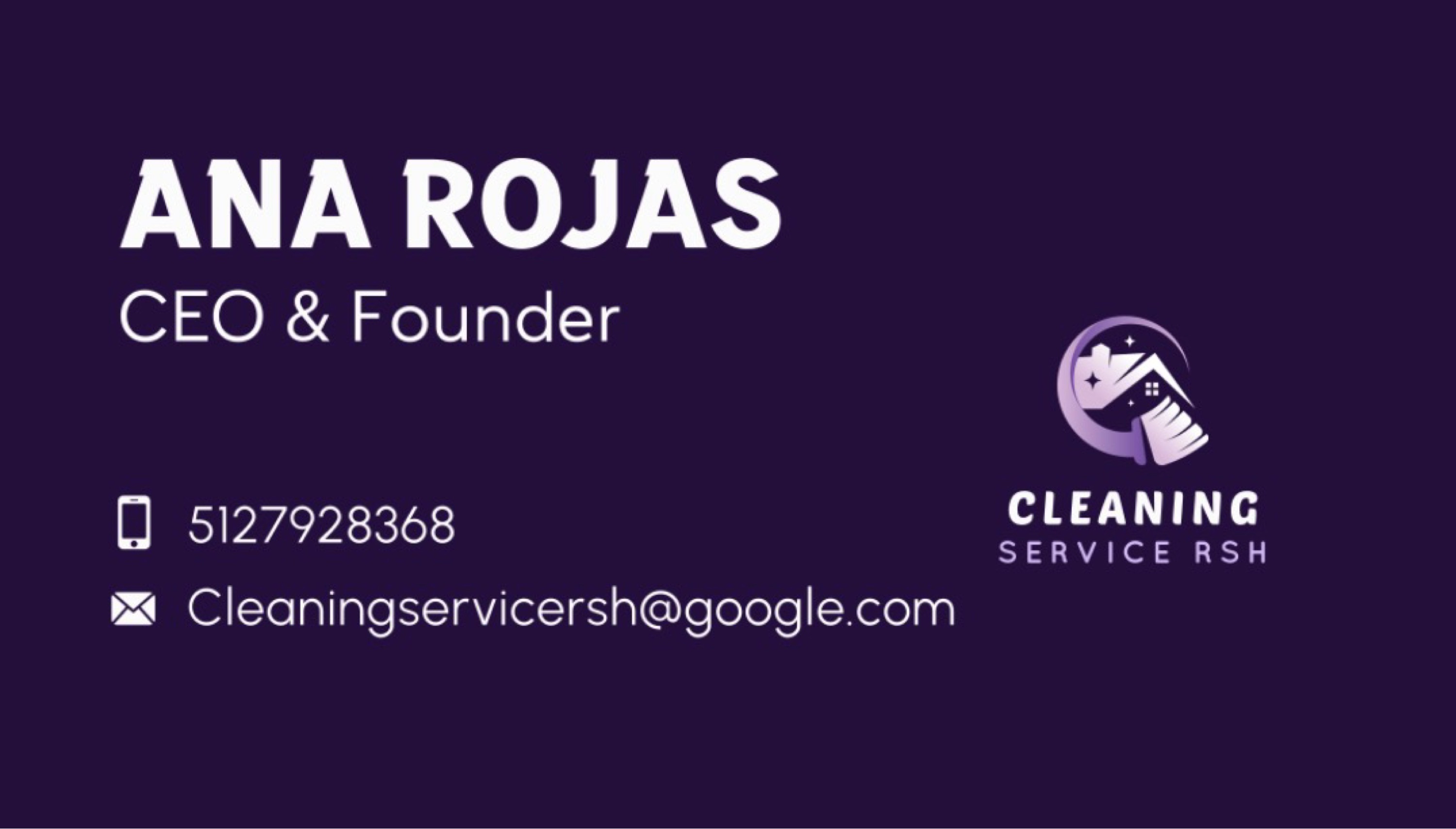 Cleaning Service RSH Logo