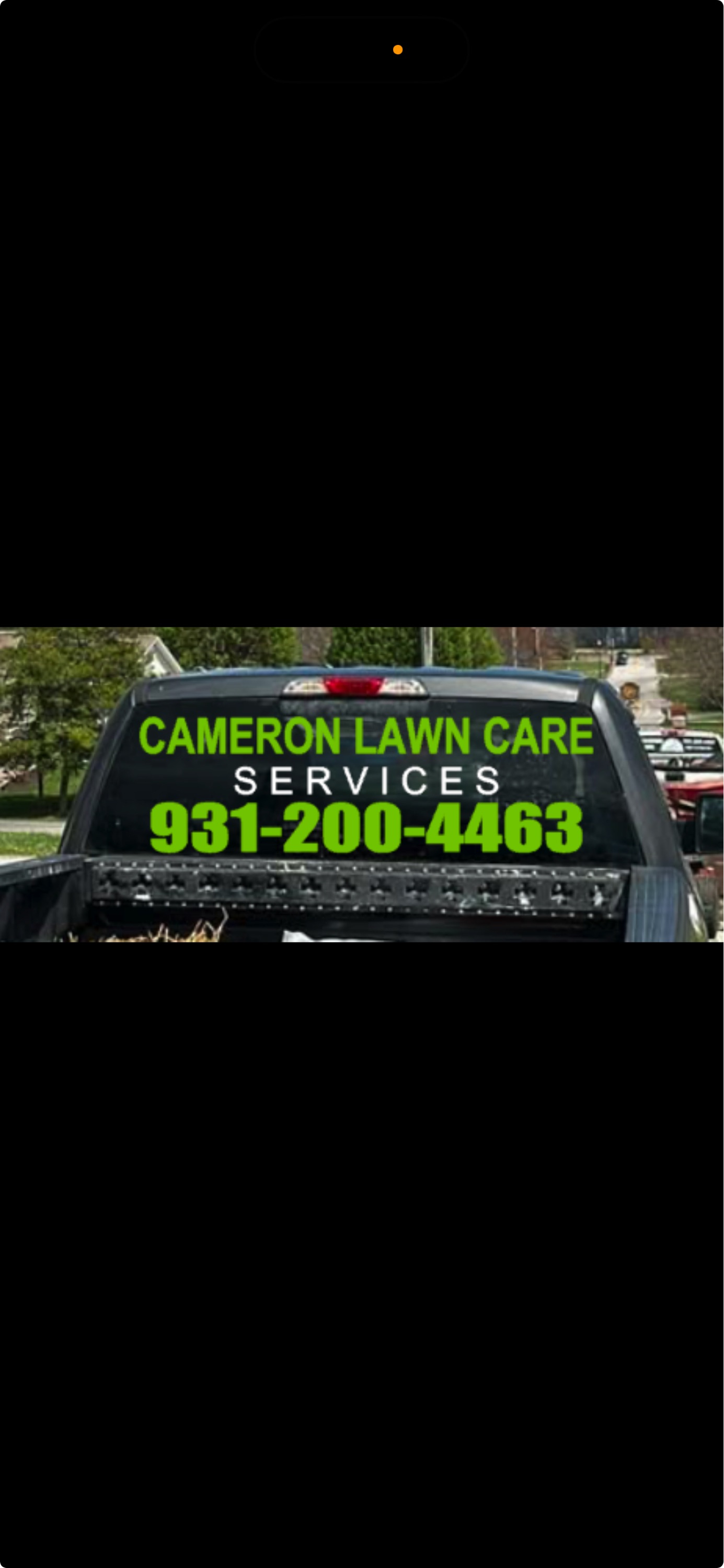 Cameron's Lawn Care Services Logo