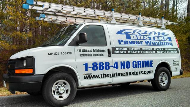 Grime Busters Power Washing Logo