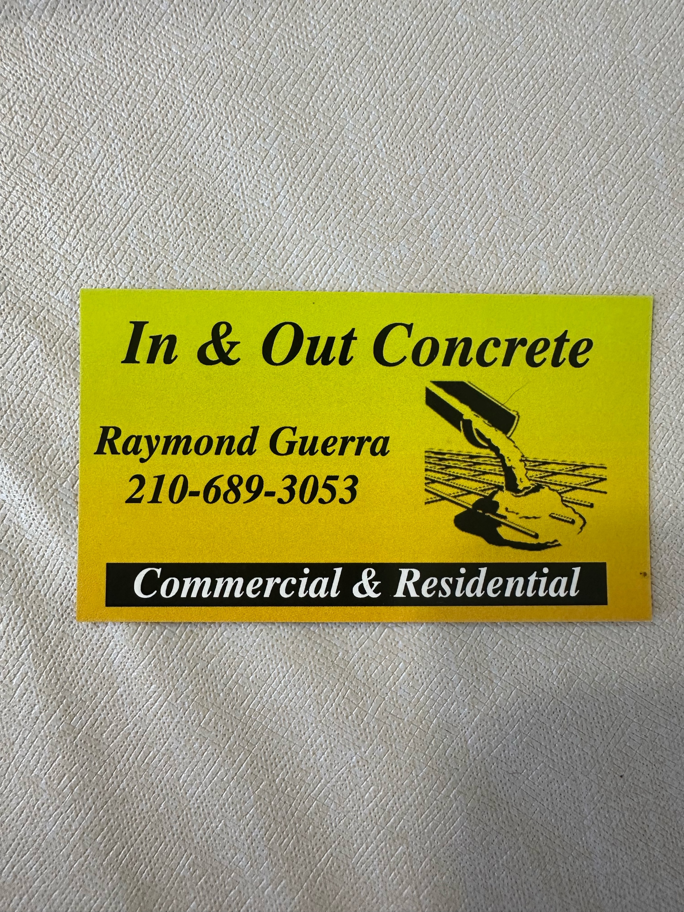 IN AND OUT CONCRETE LLC Logo