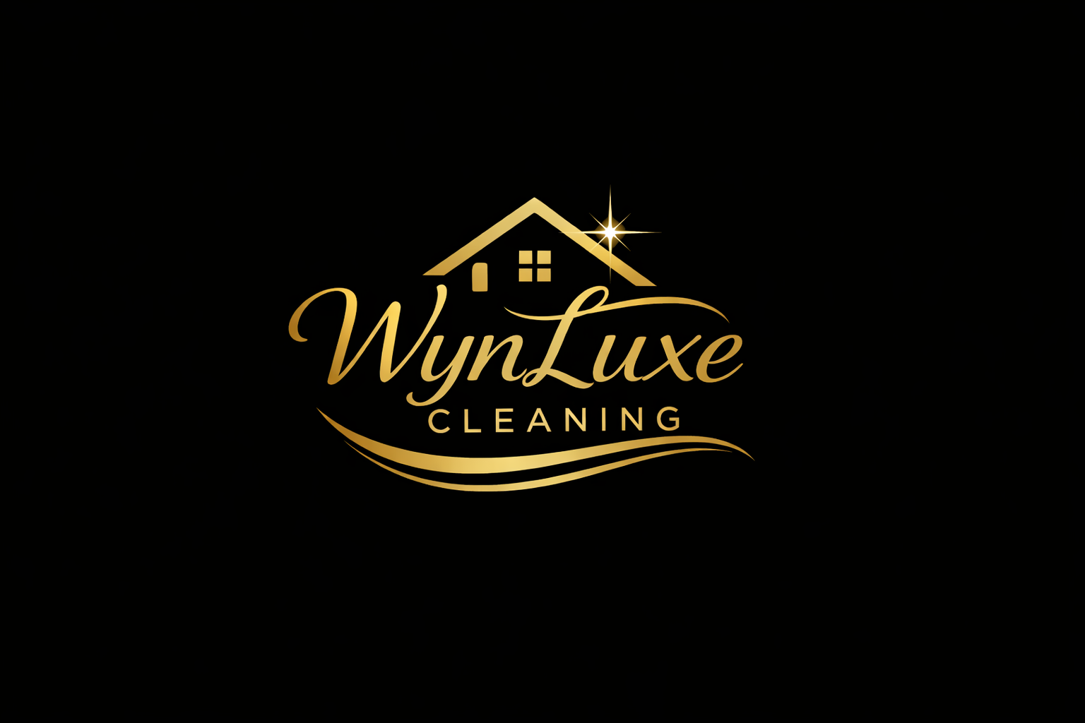 WynLuxe Cleaning Services Logo