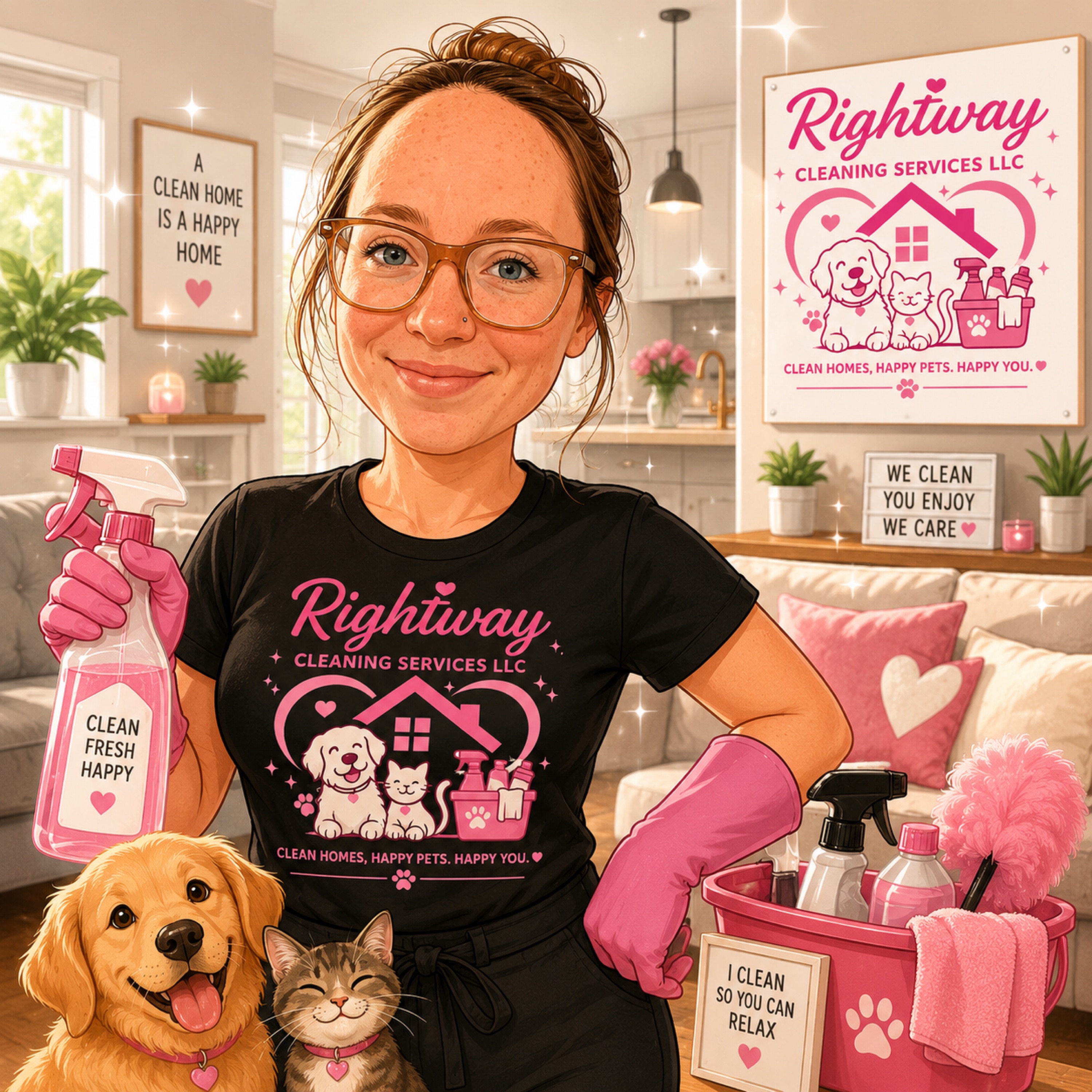 Rightway Cleaning Services LLC Logo