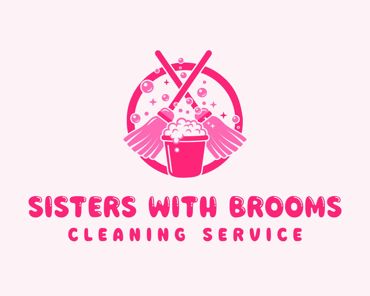 Sisters with Brooms Logo