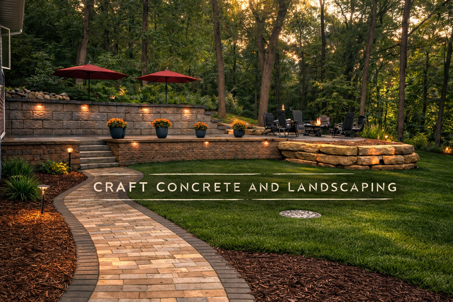 Craft Concrete and Landscaping LLC Logo