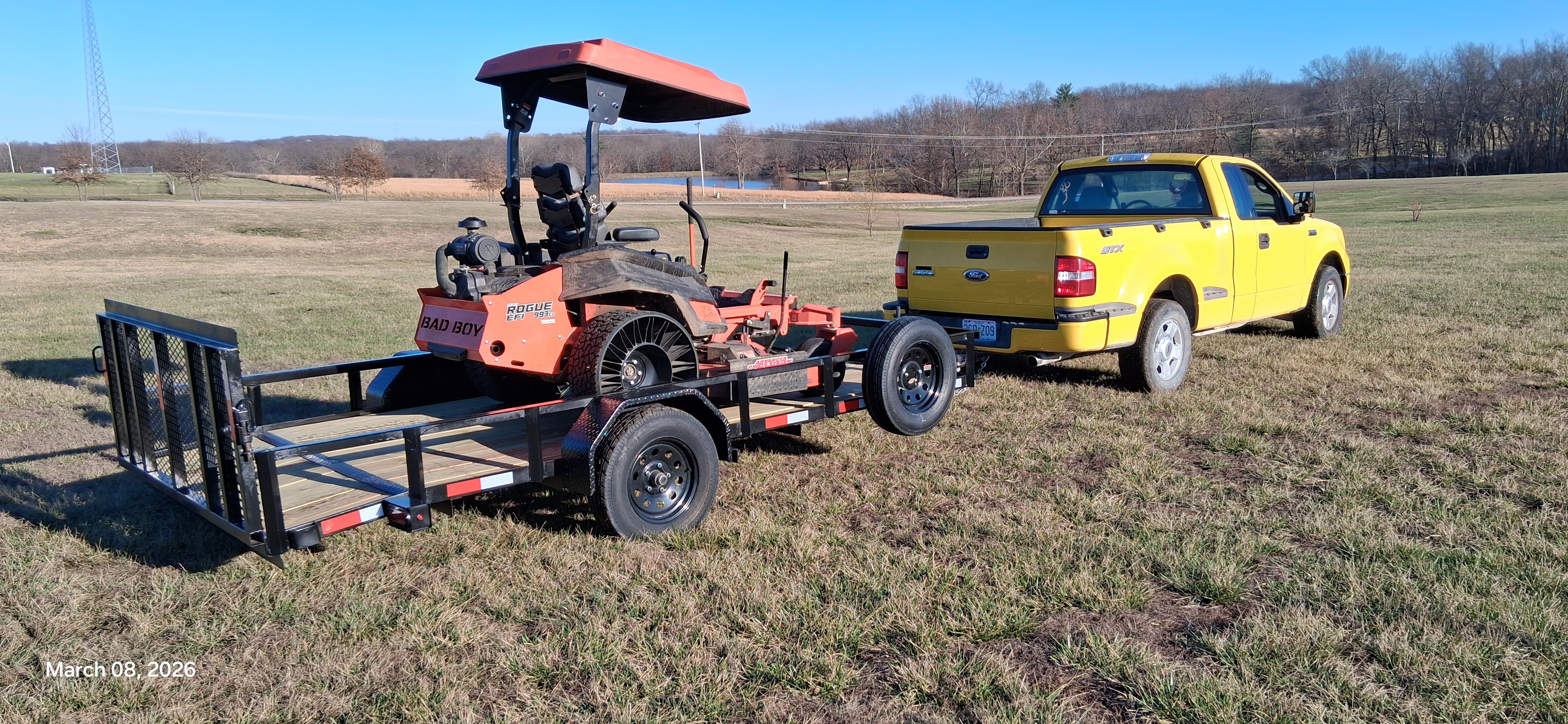 Mule Town Mowing Logo