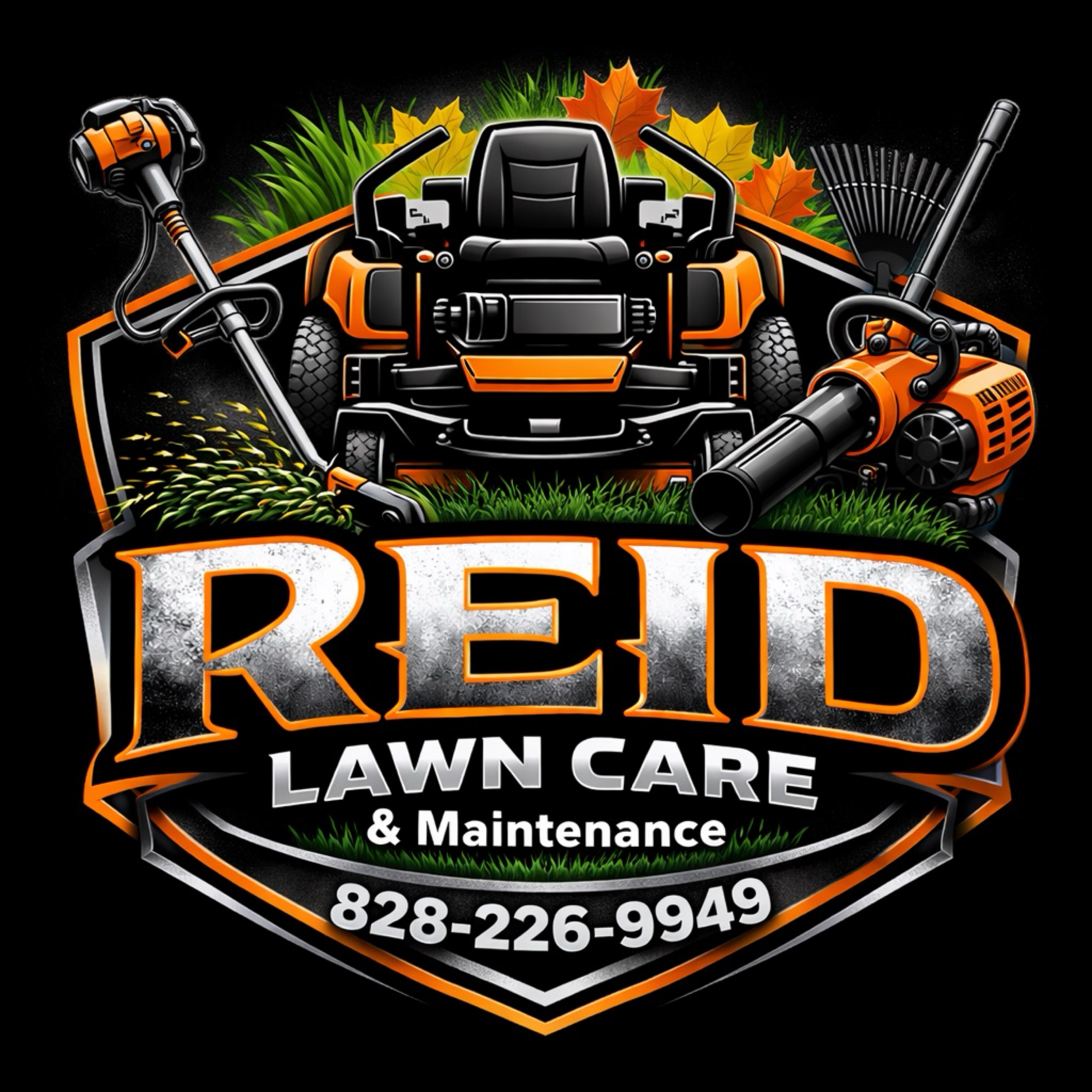 Reid Lawn Care & Maintenance Logo