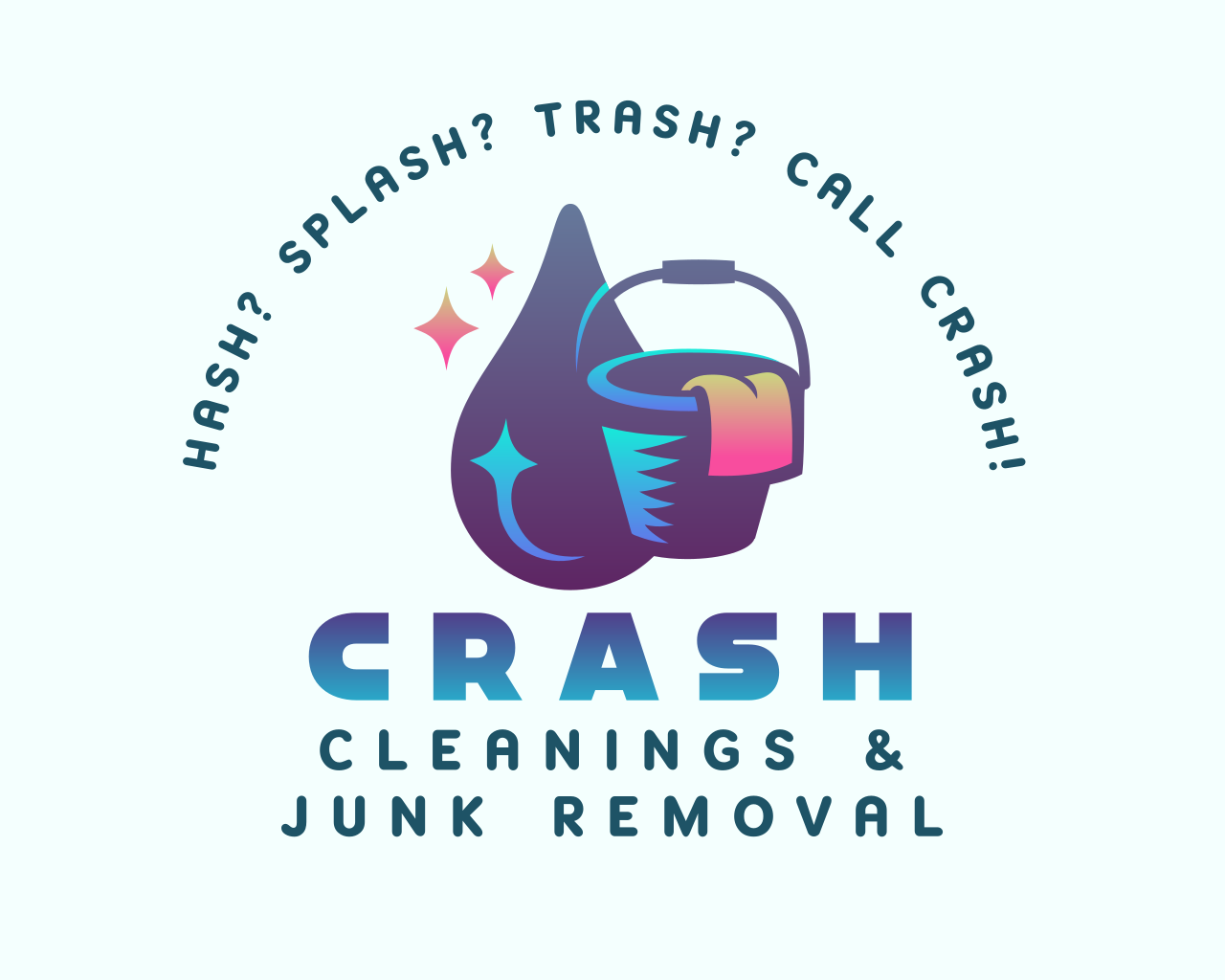 Crash Cleanings and Junk Removal Logo