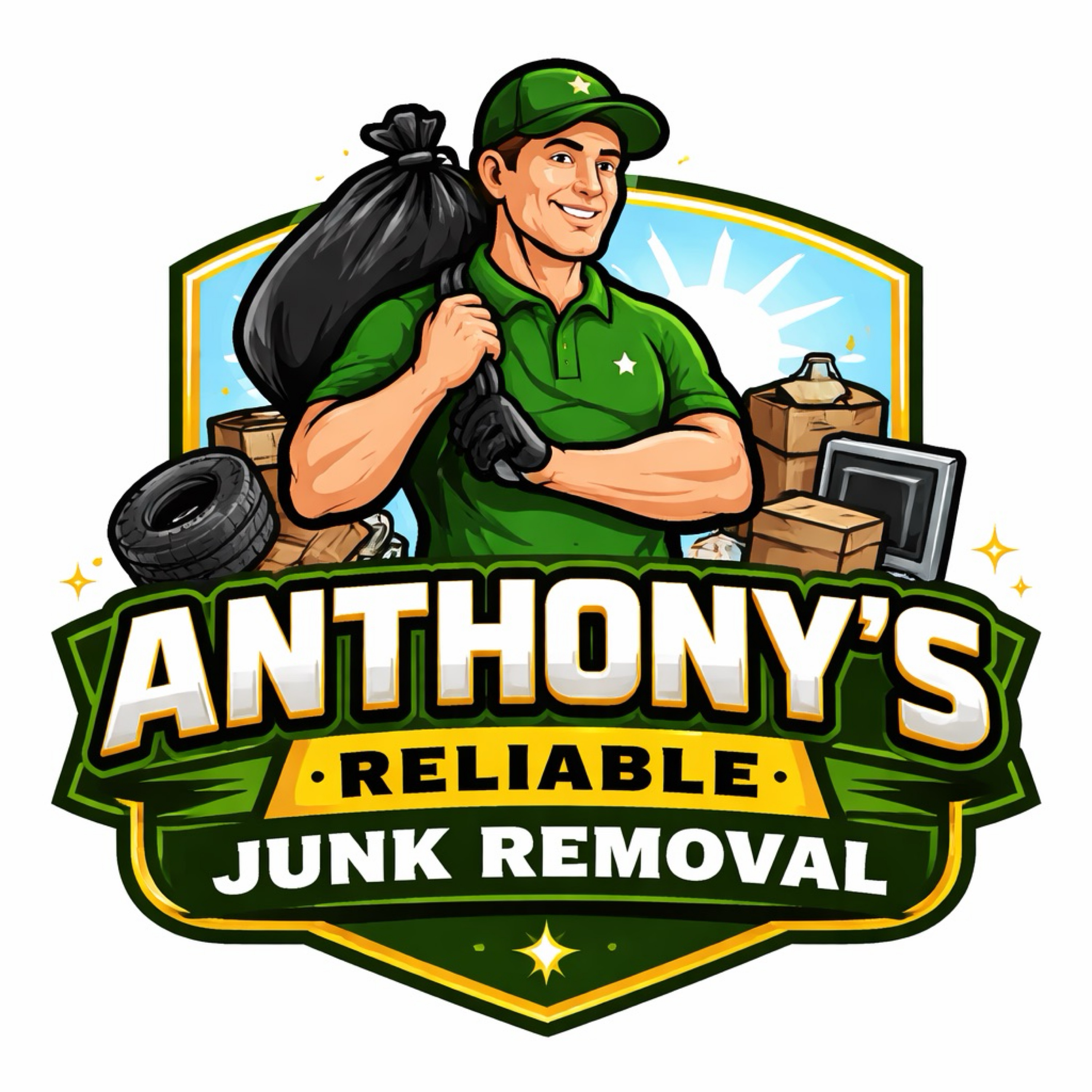 Anthonys Reliable Junk Removal Logo