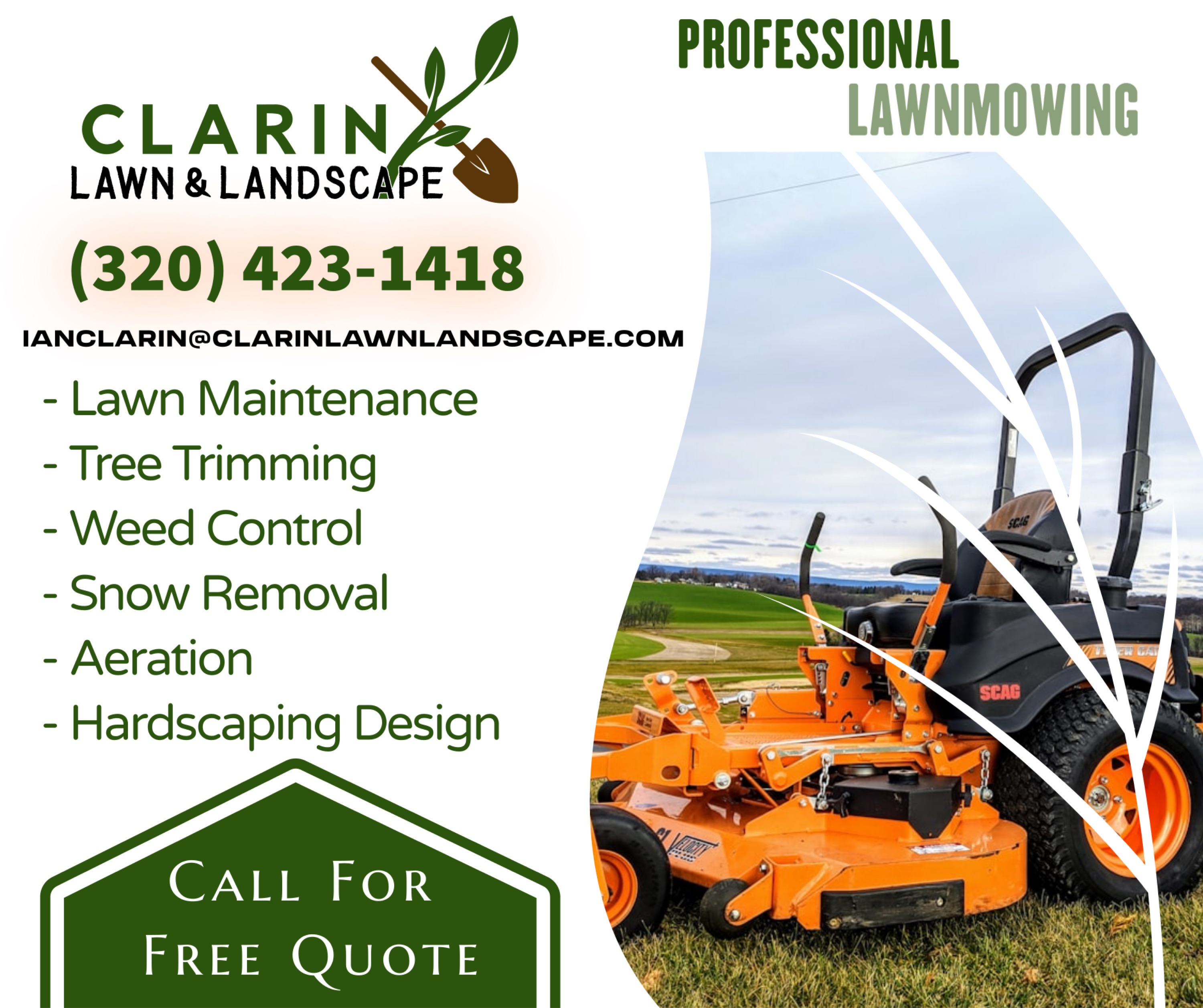 Clarin Lawn &Landscape Logo