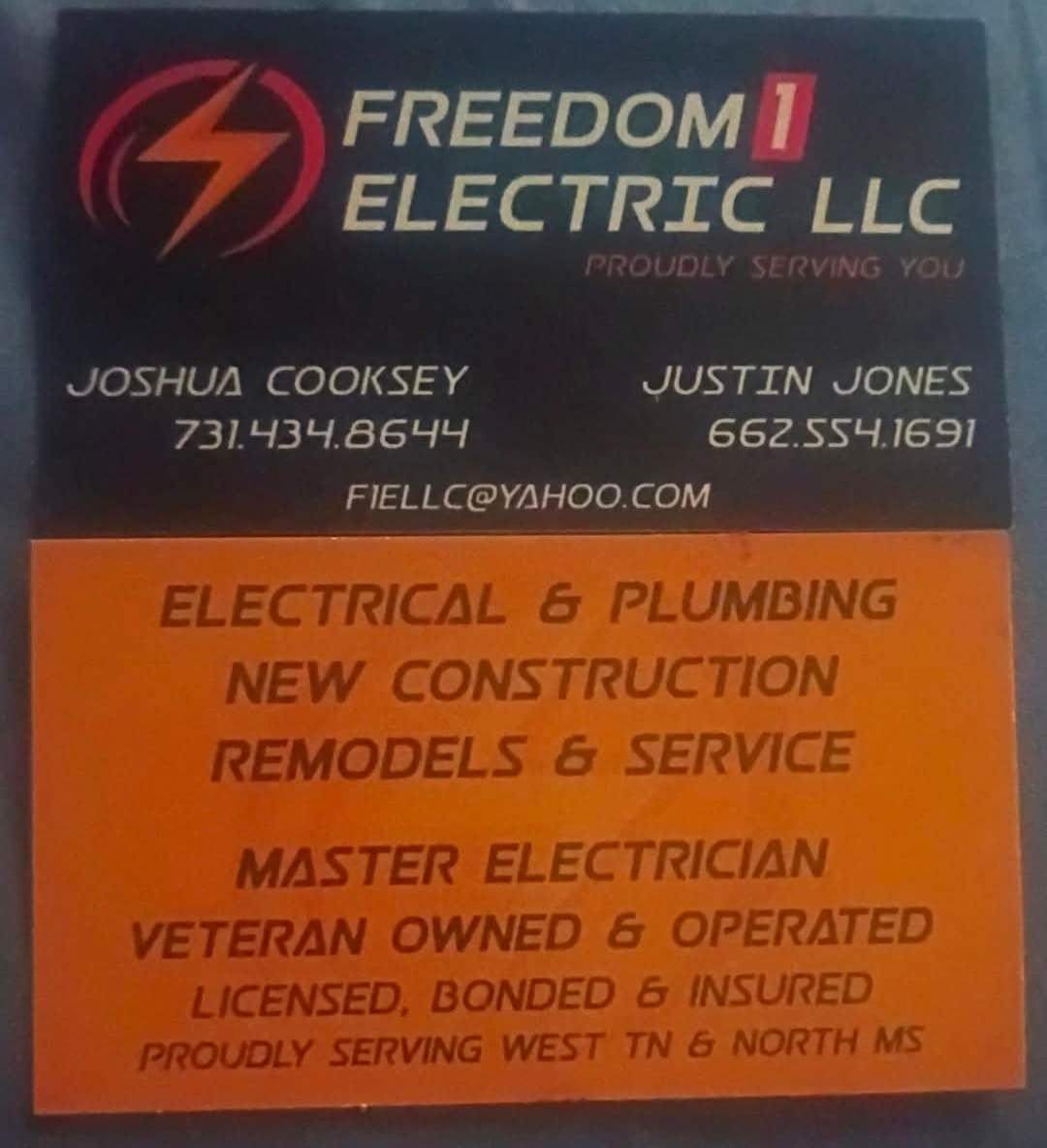 Freedom1 Electric Logo