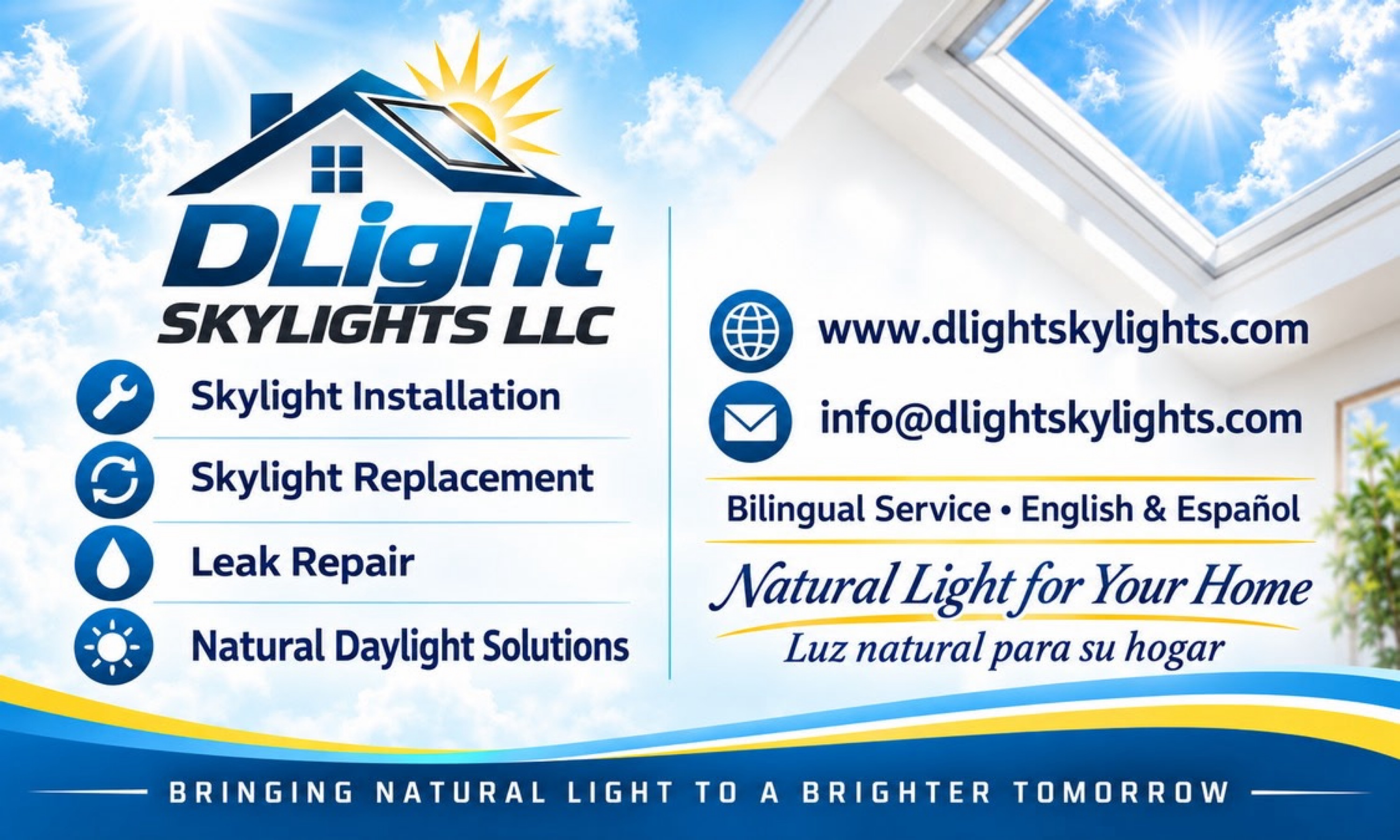 DLight Skylights, LLC Logo