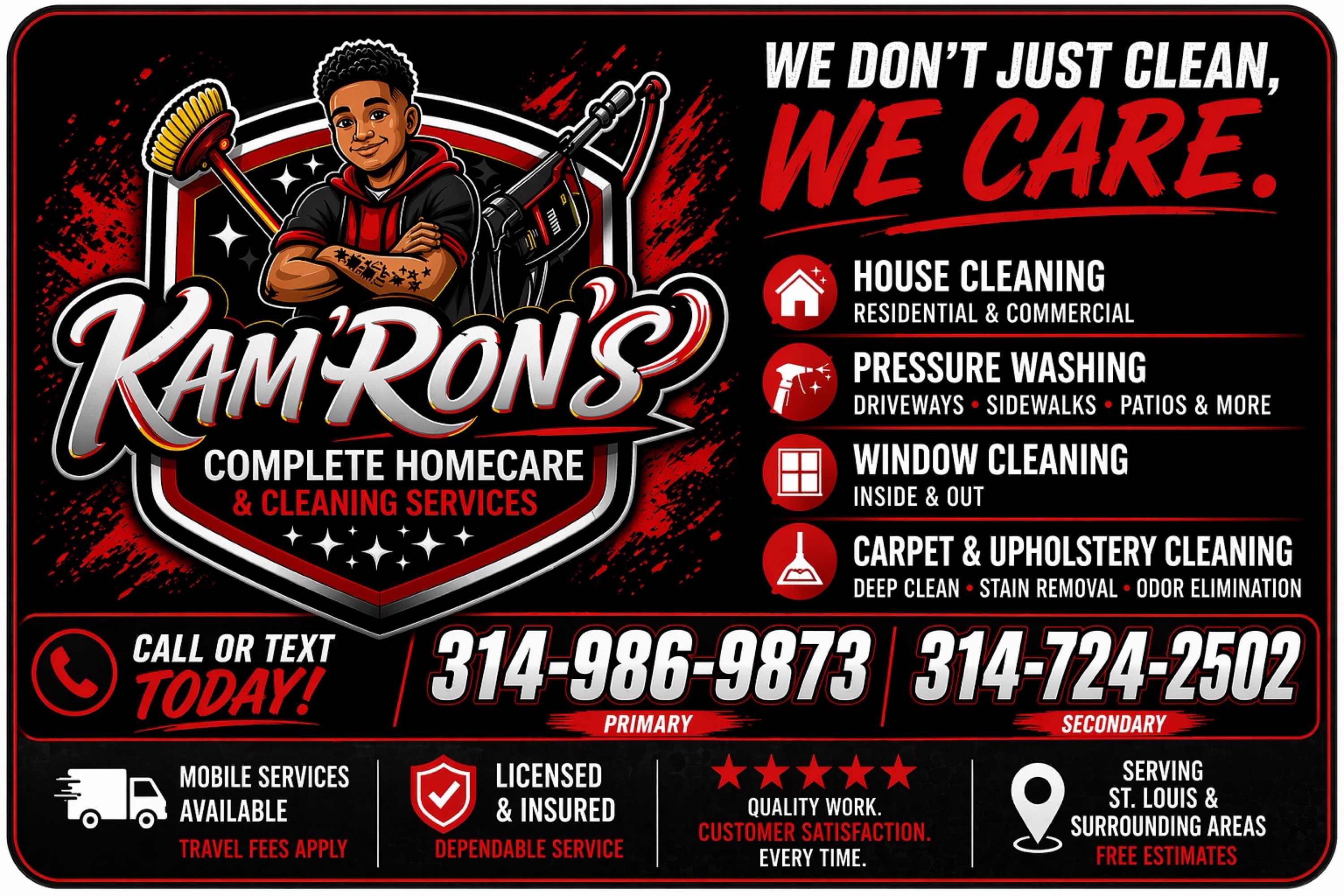 Kam'Ron's  Complete  Home Care and Cleaning Services Logo