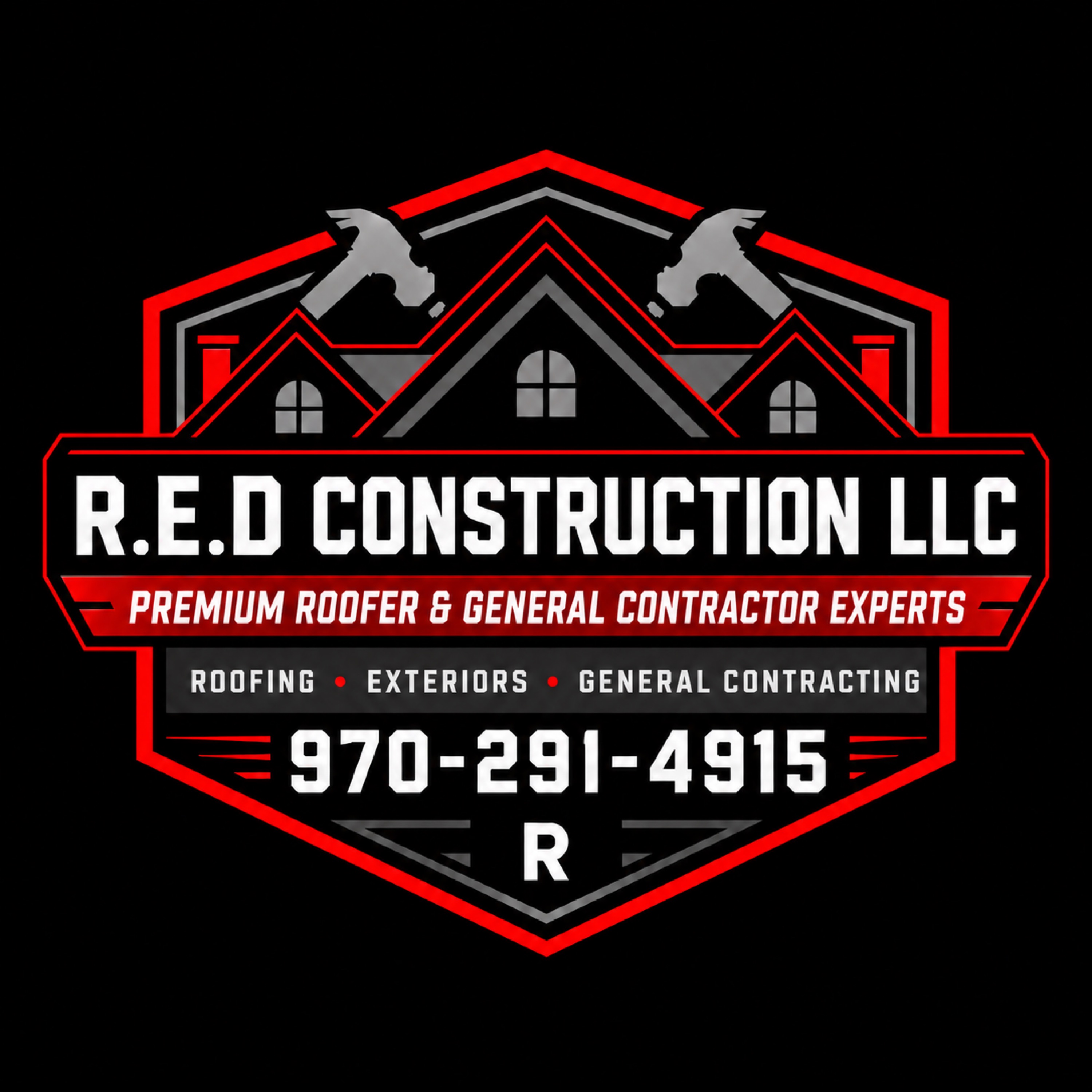 R.E.D Construction Logo