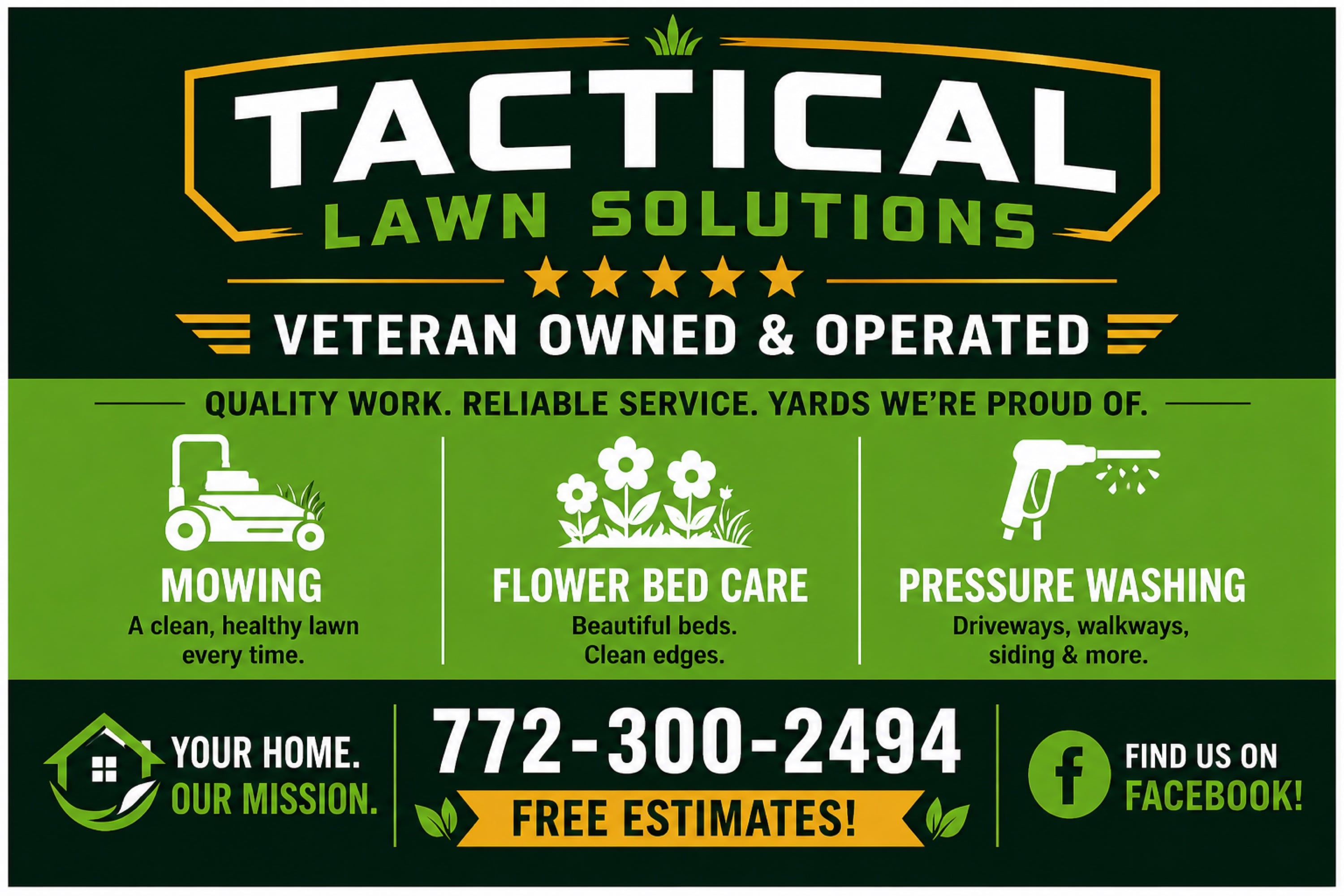 Tactical lawn solutions Logo