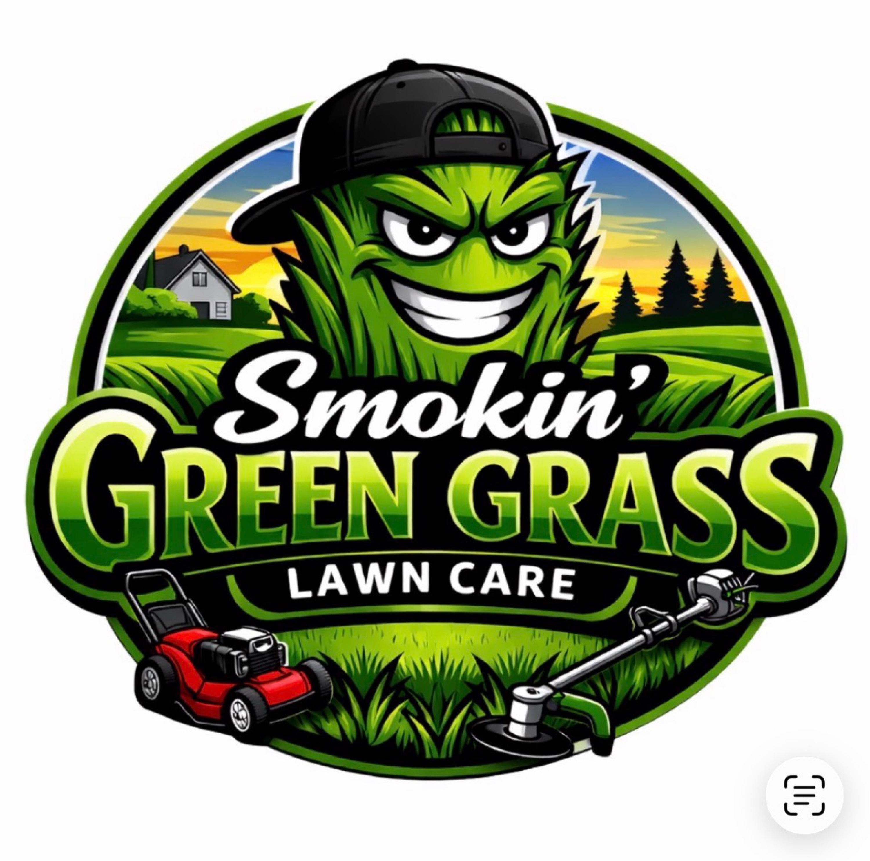Smokin Green Grass Logo
