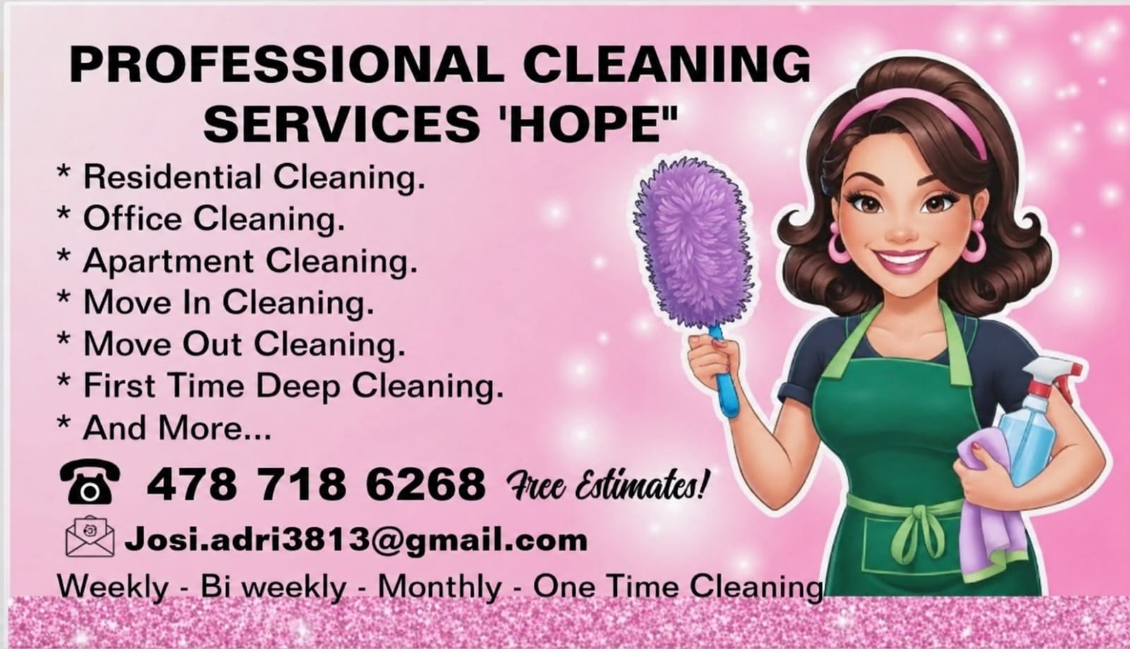 Professional Cleaning Service Hope Logo