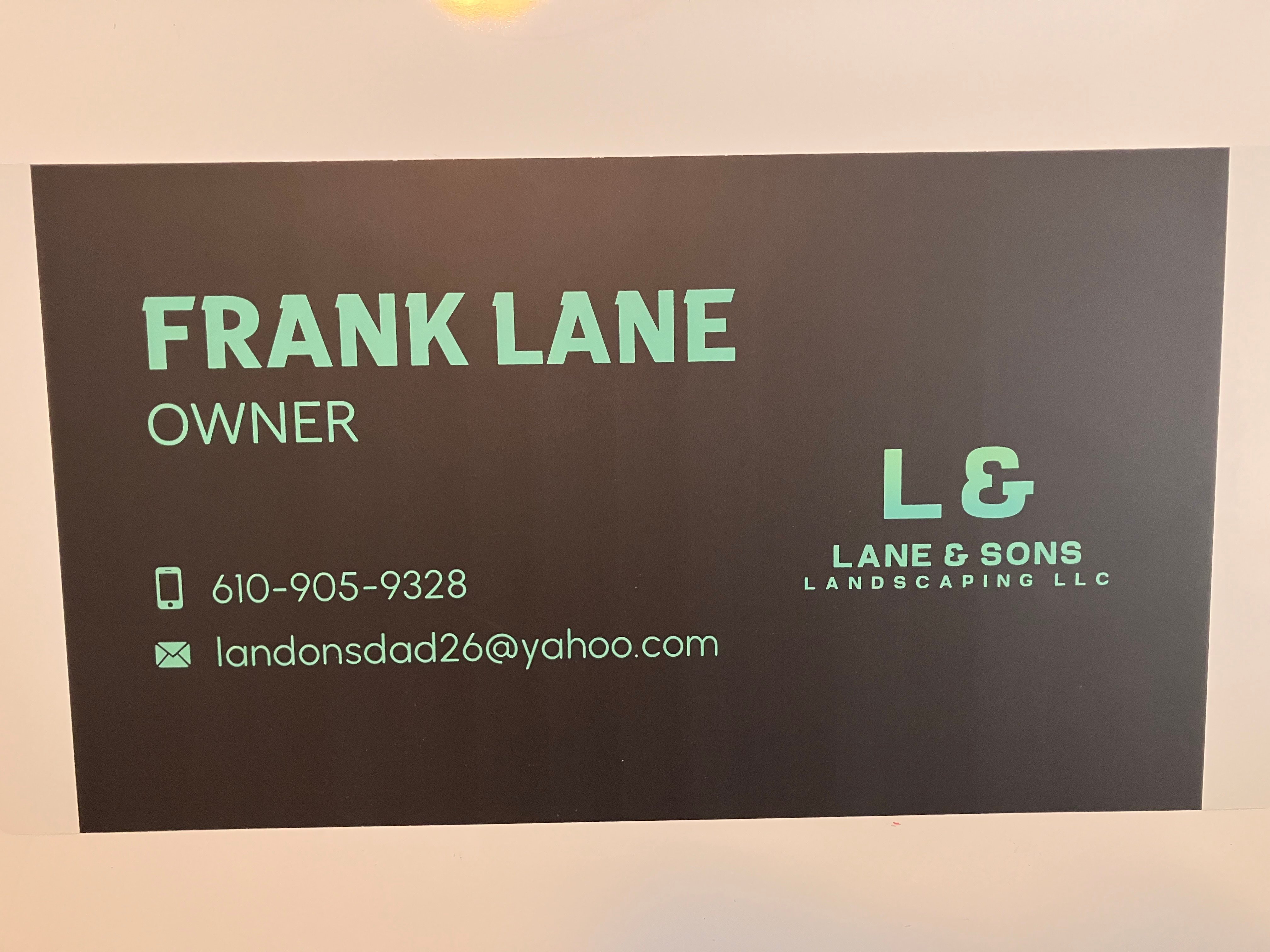 Lane & Sons Landscaping Logo