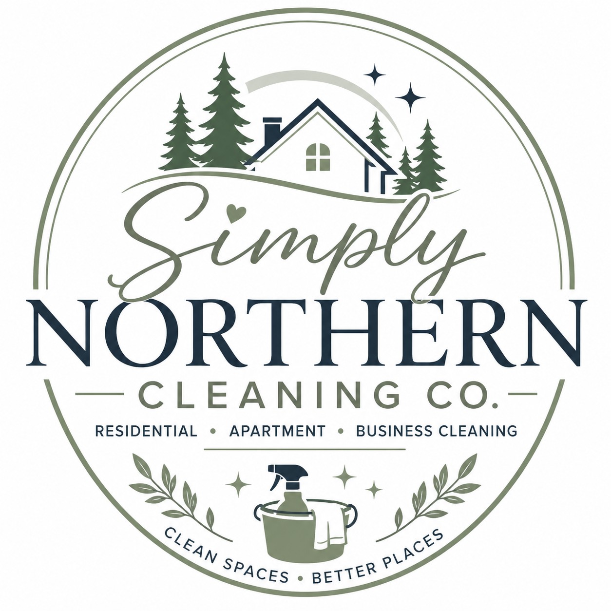 Simply Northern Cleaning Co LLC Logo