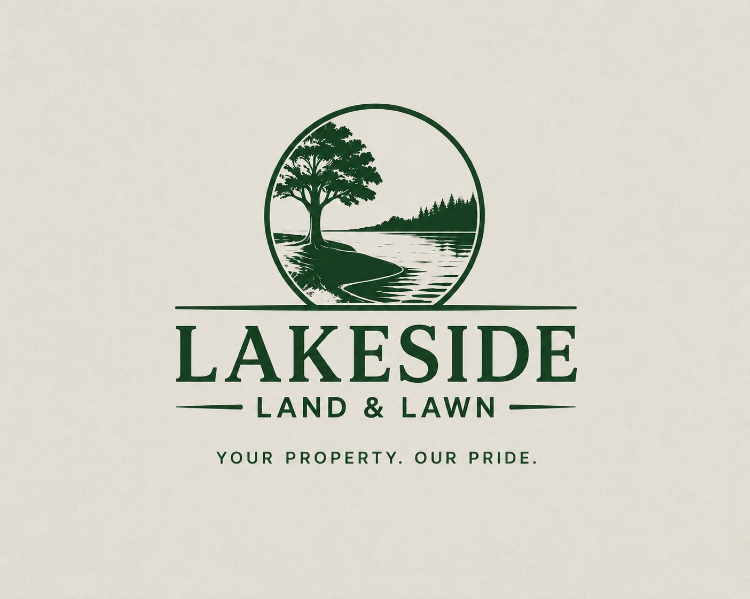 Lakeside Land & Lawn Logo