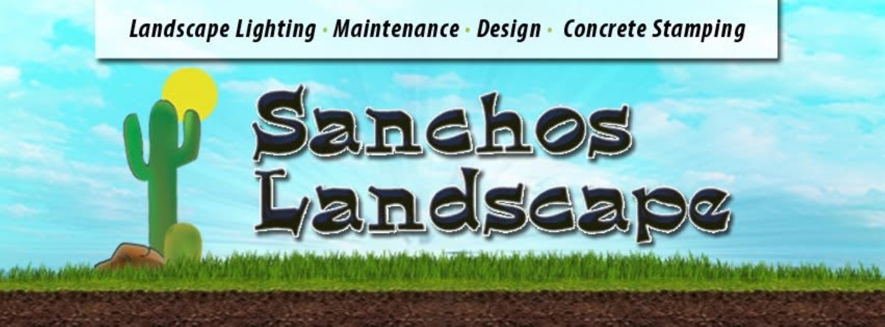 Sancho's Landscape Construction Logo